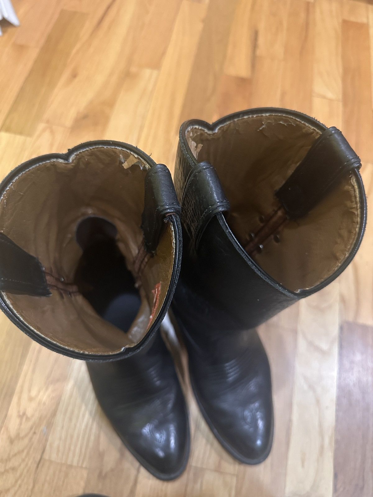 Harley Davidson Harley Davidson Black Leather Boots with Metal Emblem Size US 9 / EU 42 - 7 Thumbnail