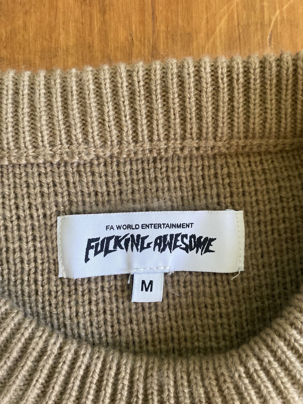 Fucking Awesome FA Knit Crewneck Size US M / EU 48-50 / 2 - 3 Thumbnail