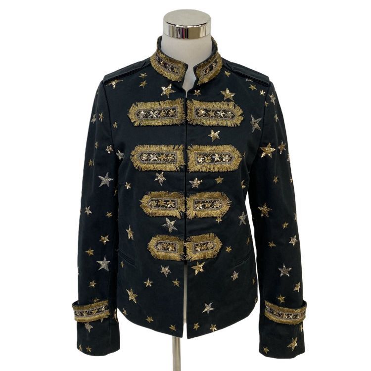 Valentino Valentino Star Embroidered Military Jacket Size S Size US S / EU 44-46 / 1 - 1 Thumbnail