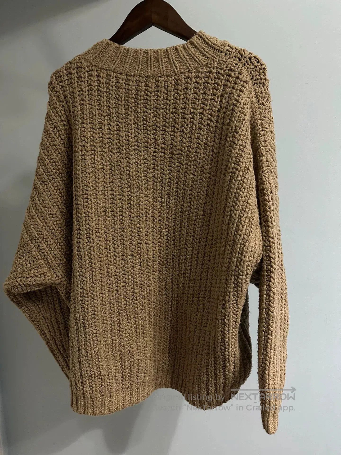 Lauren Manoogian Lauren Manoogian Knit Sweater in Beige. Size M / US 6-8 / IT 42-44 - 2 Thumbnail
