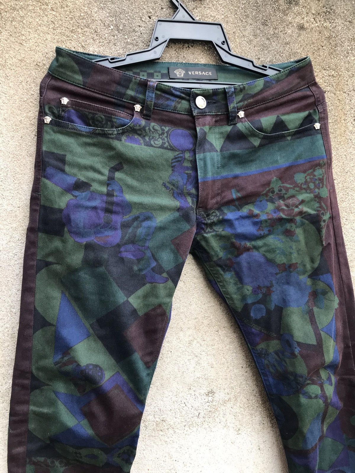 Rare Gianni Versace jeans Couture Fullprint Vintage Pants - Main Image