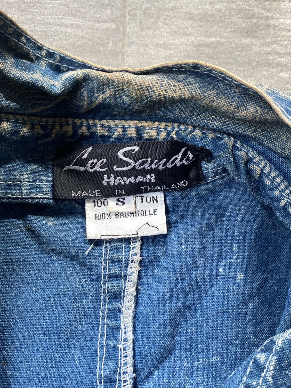 Vintage VINTAGE Lee Sands Hawaii Denim Button Jacket Women Size L / US 10 / IT 46 - 20 Thumbnail