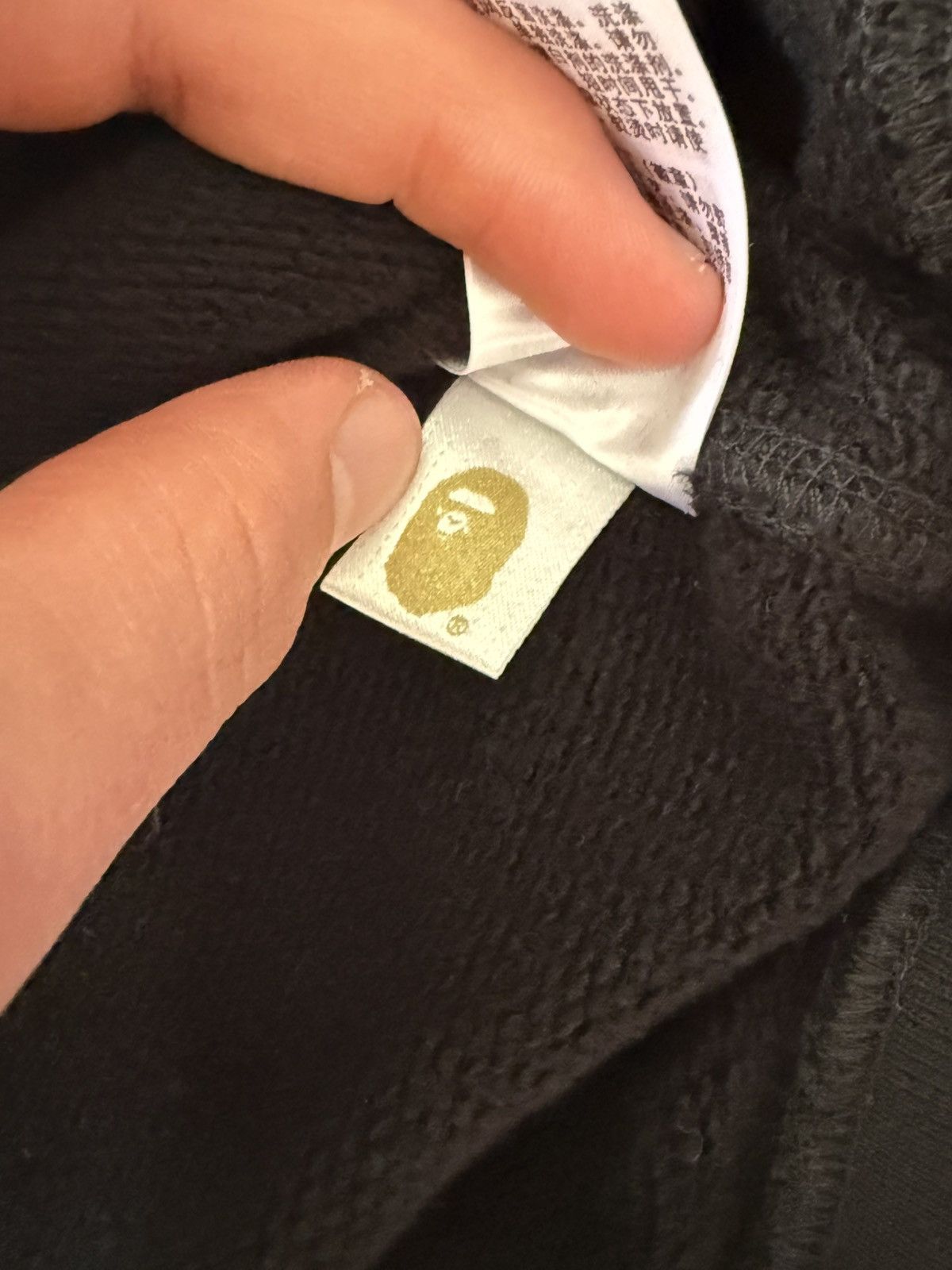 Bape Black One Point Pullover Hoodie Size US XL / EU 56 / 4 - 8 Thumbnail