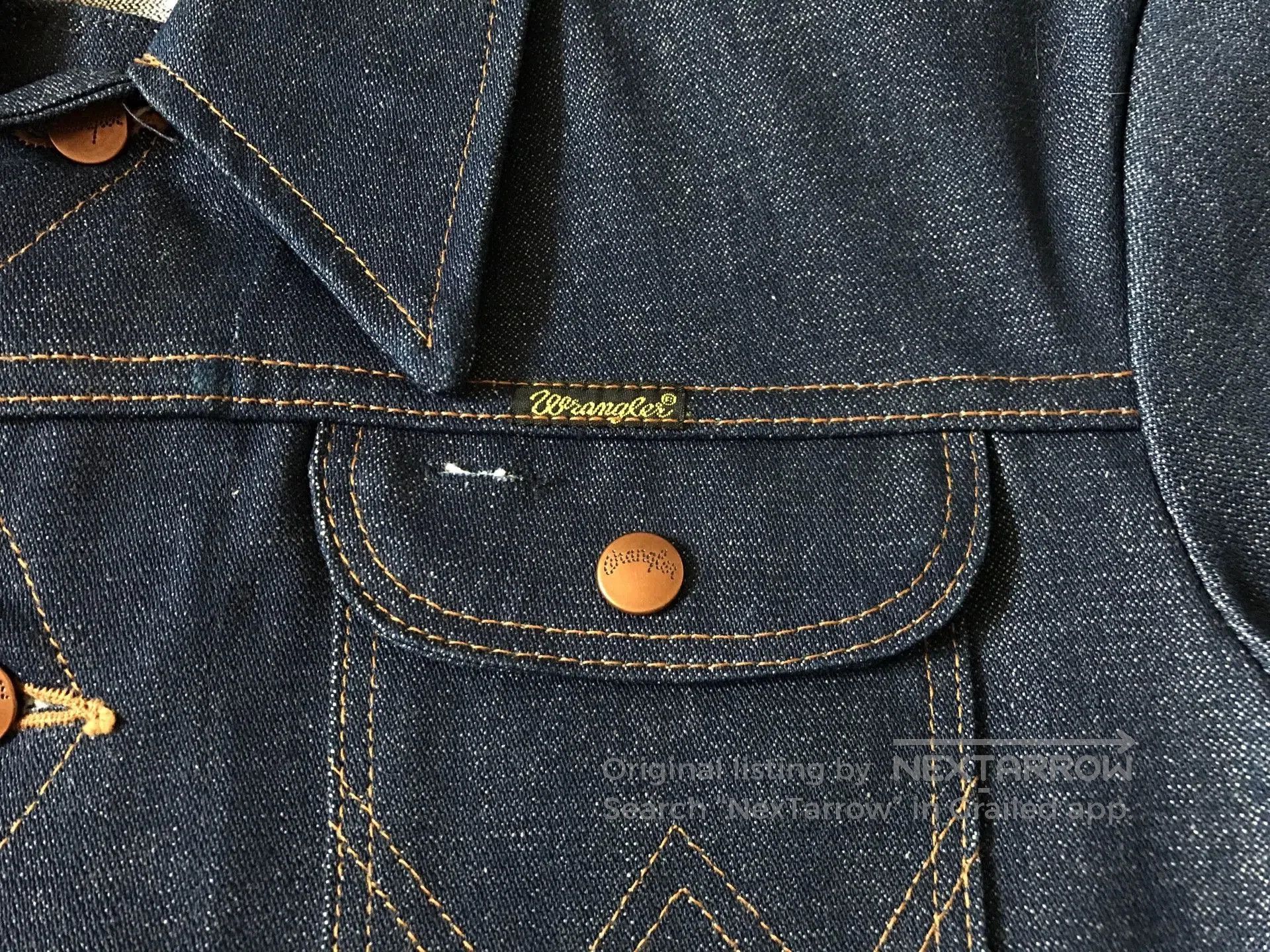 Wrangler 1980s Wrangler American Denim Jacket. Size US XXS / EU 40 - 6 Thumbnail