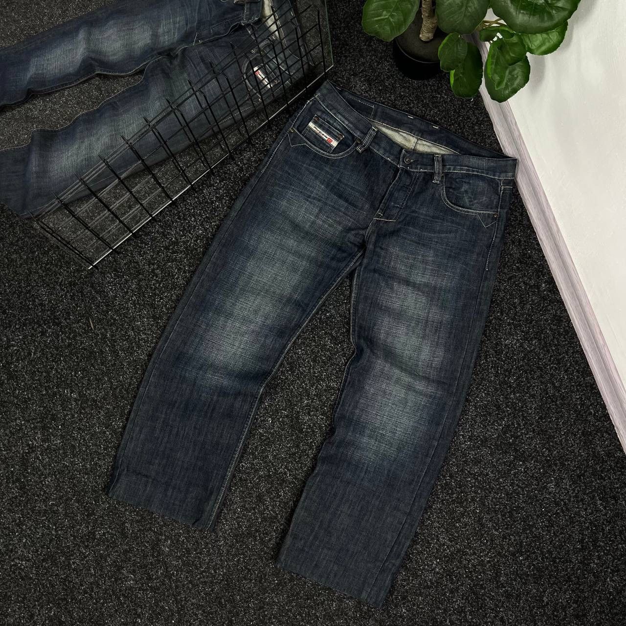 Diesel Vintage 00s Baggy Diesel Pants Very Rare Y2k Style Size US 36 / EU 52 - 2 Thumbnail