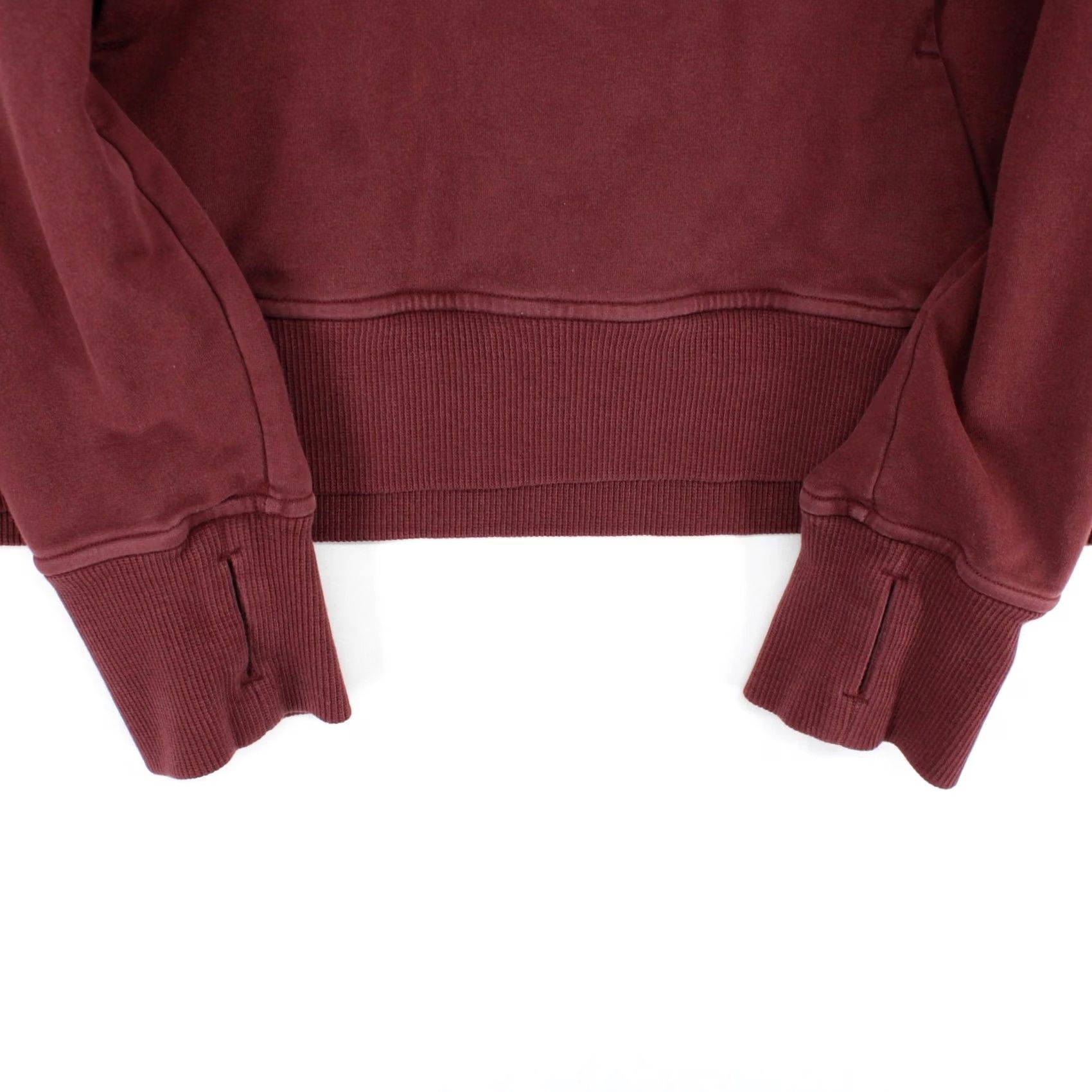Lululemon Lululemon Scuba Hooded Sweatshirt Women 6 Maroon - Kangaroo Pocket Pullover Size M / US 6-8 / IT 42-44 - 2 Thumbnail