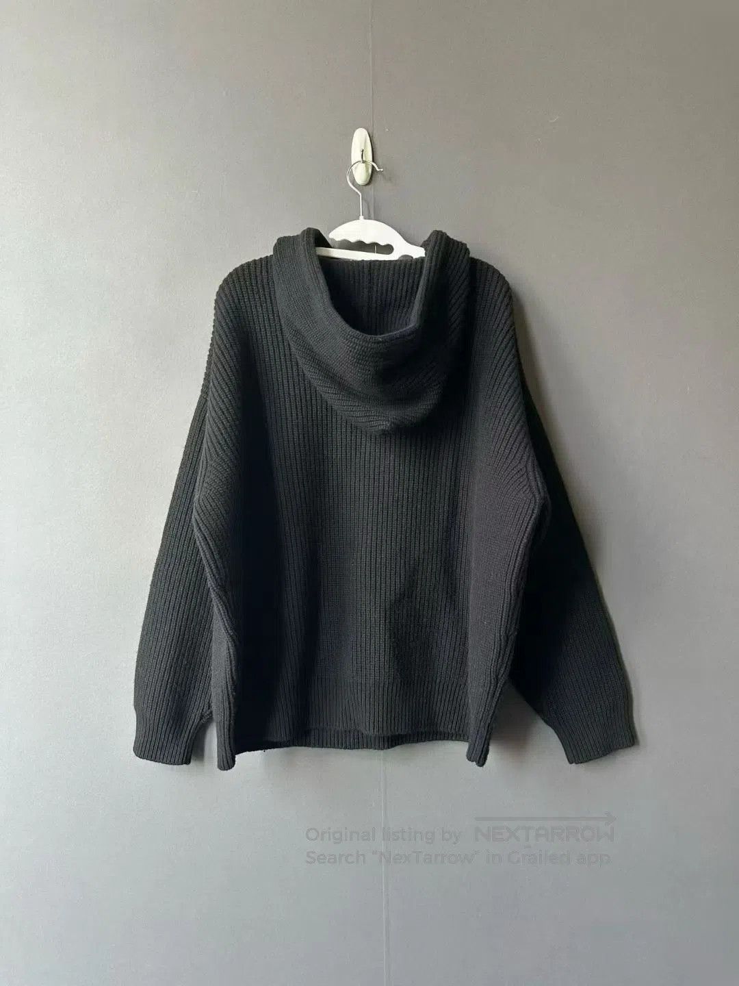 Celine CELINE Black Knit Hoodie| Size US XS / EU 42 / 0 - 2 Thumbnail
