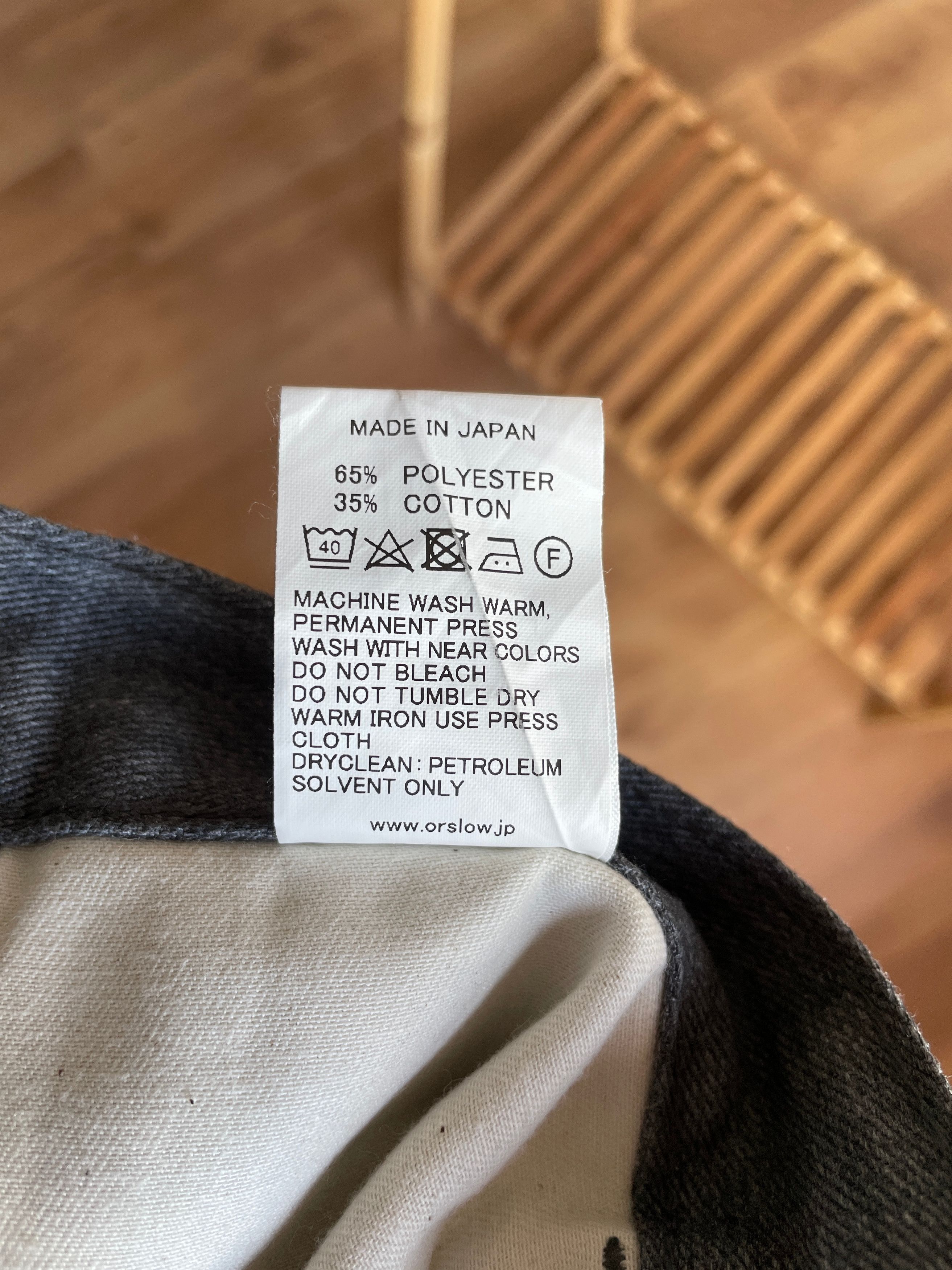 Orslow Orslow Made in Japan Gray Twill Trousers Size 3/M Size US 32 / EU 48 - 10 Thumbnail
