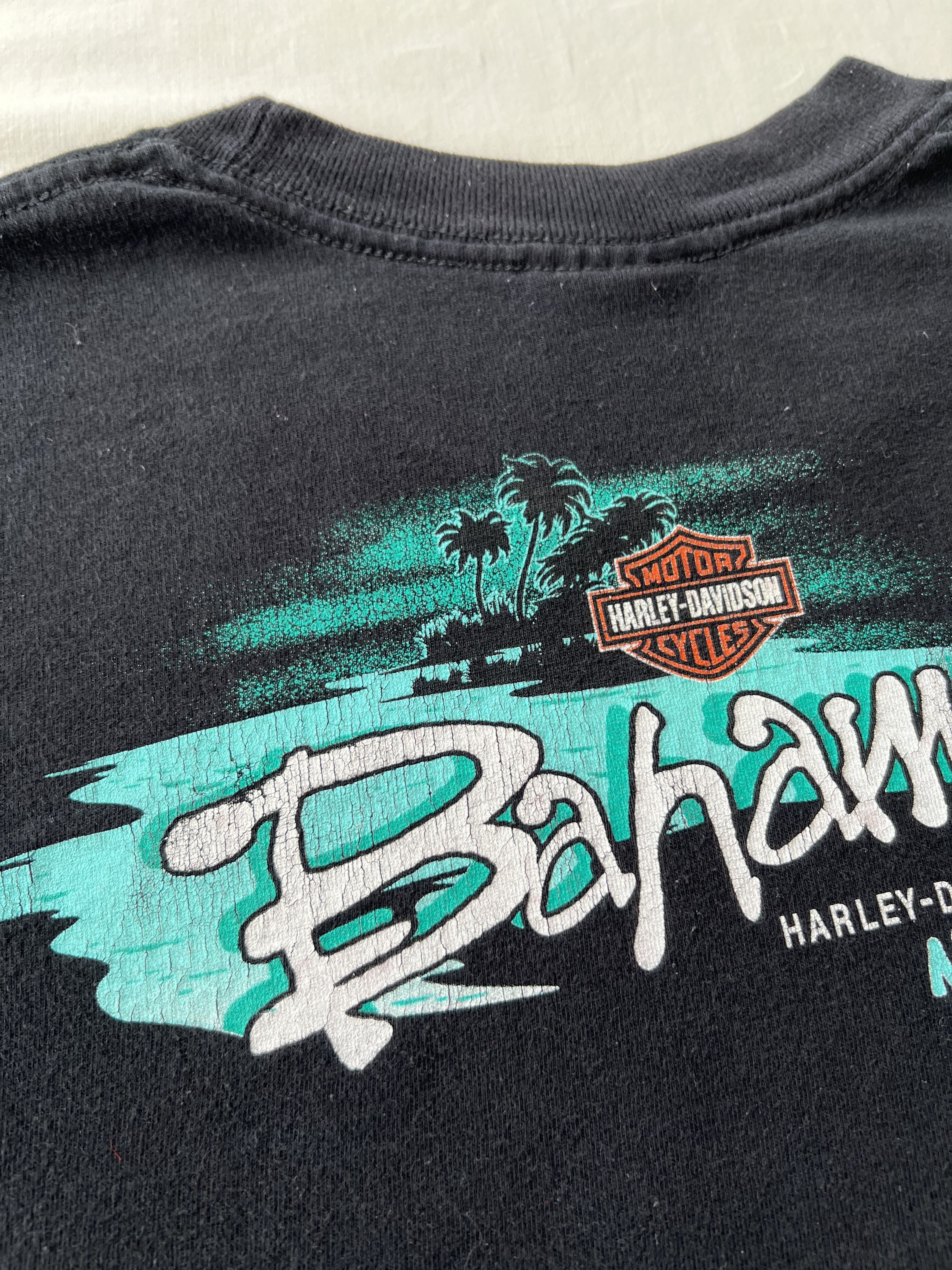 Harley Davidson Vintage 2008 Harley Davidson Sexy Girl Bahamas T-shirt Size US XL / EU 56 / 4 - 19 Thumbnail