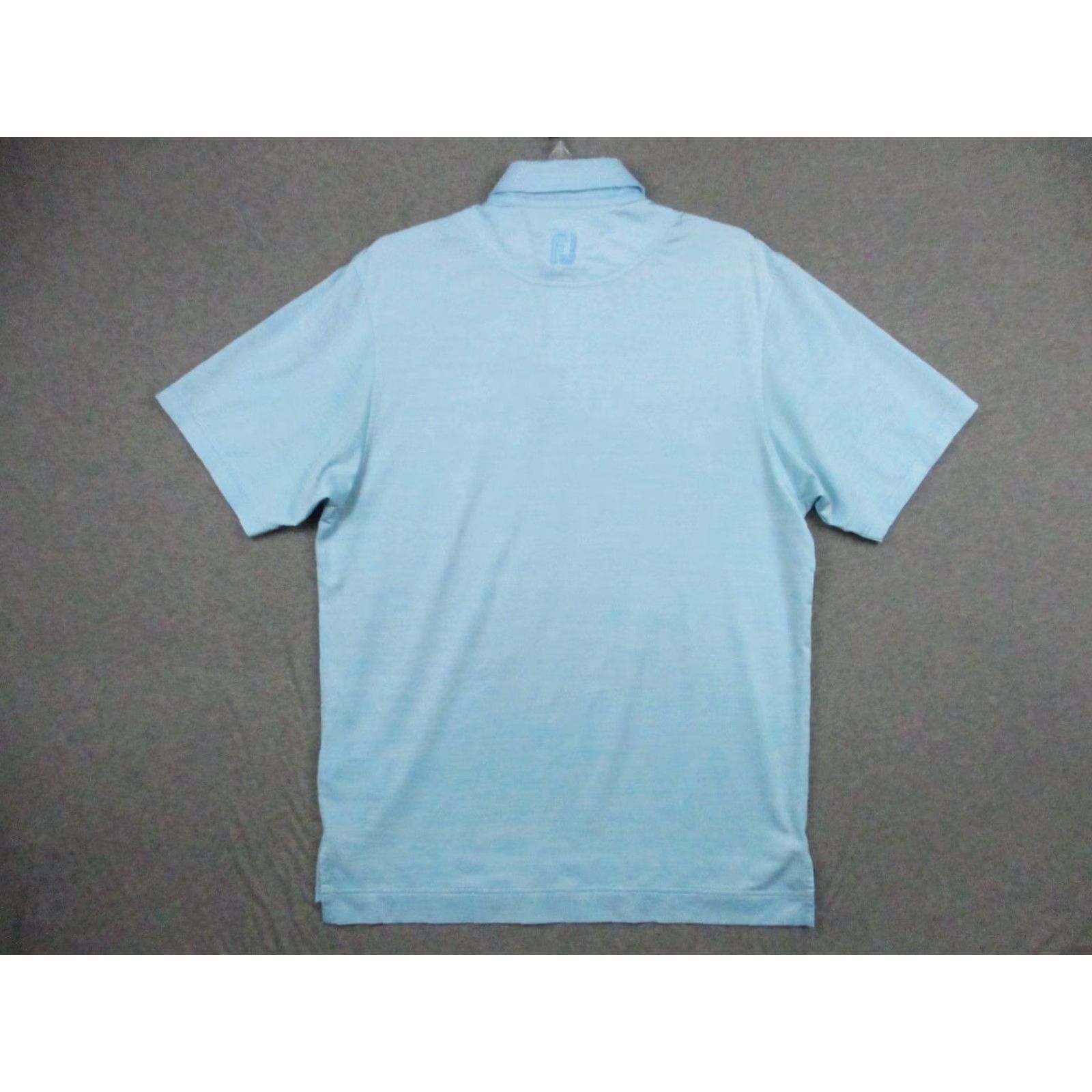 Vintage FJ Polo Shirt Large Mens Short Sleeve Golf Sky Peach Blur Stretch Footjoy Shirt Size US L / EU 52-54 / 3 - 7 Thumbnail