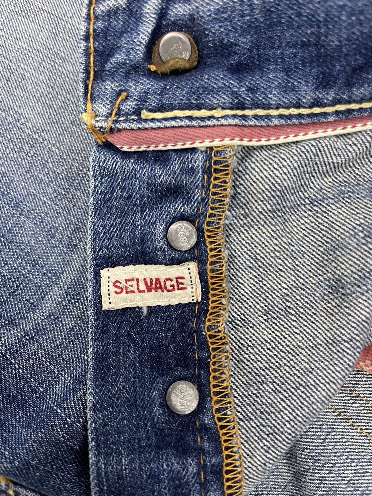 Vintage Vintage Ezra Fitch Salvage Denim Selvedge Size US 30 / EU 46 - 8 Thumbnail