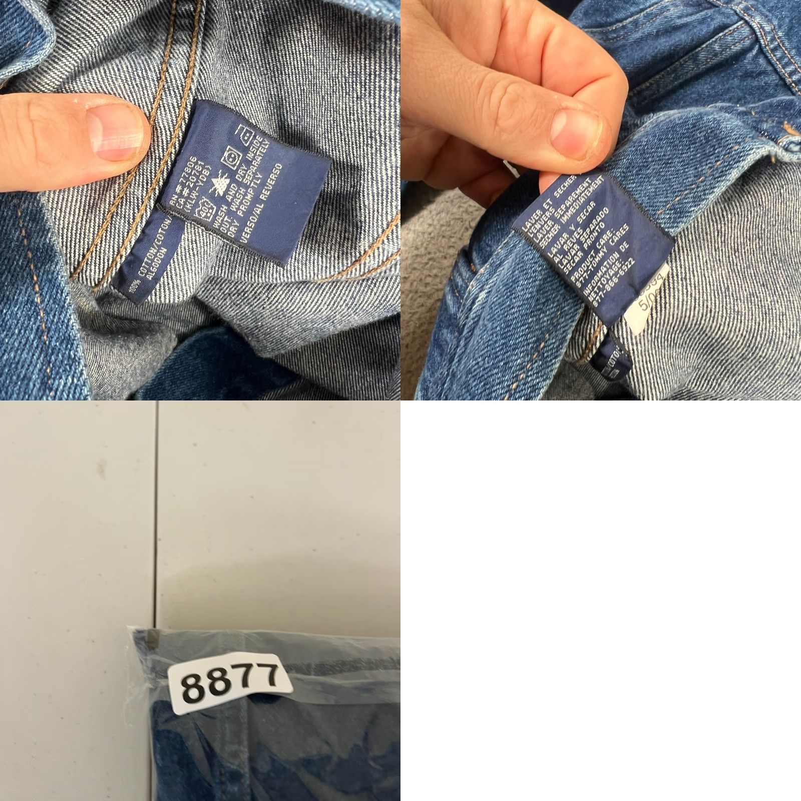 Tommy Hilfiger VINTAGE Tommy Hilfiger Jacket Womens XL Denim Jean Trucker Flag Size 40" / US 18 - 9 Thumbnail