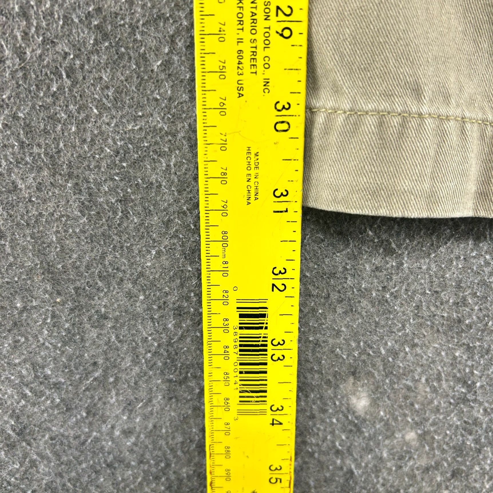 Faded Glory VINTAGE Faded Glory Pants Mens 30x32 Beige Cargo Baggy Paratrooper Skater Y2K 30 Regular Beige Cotton Canvas Army Mens Pants Size US 30 / EU 46 - 7 Thumbnail