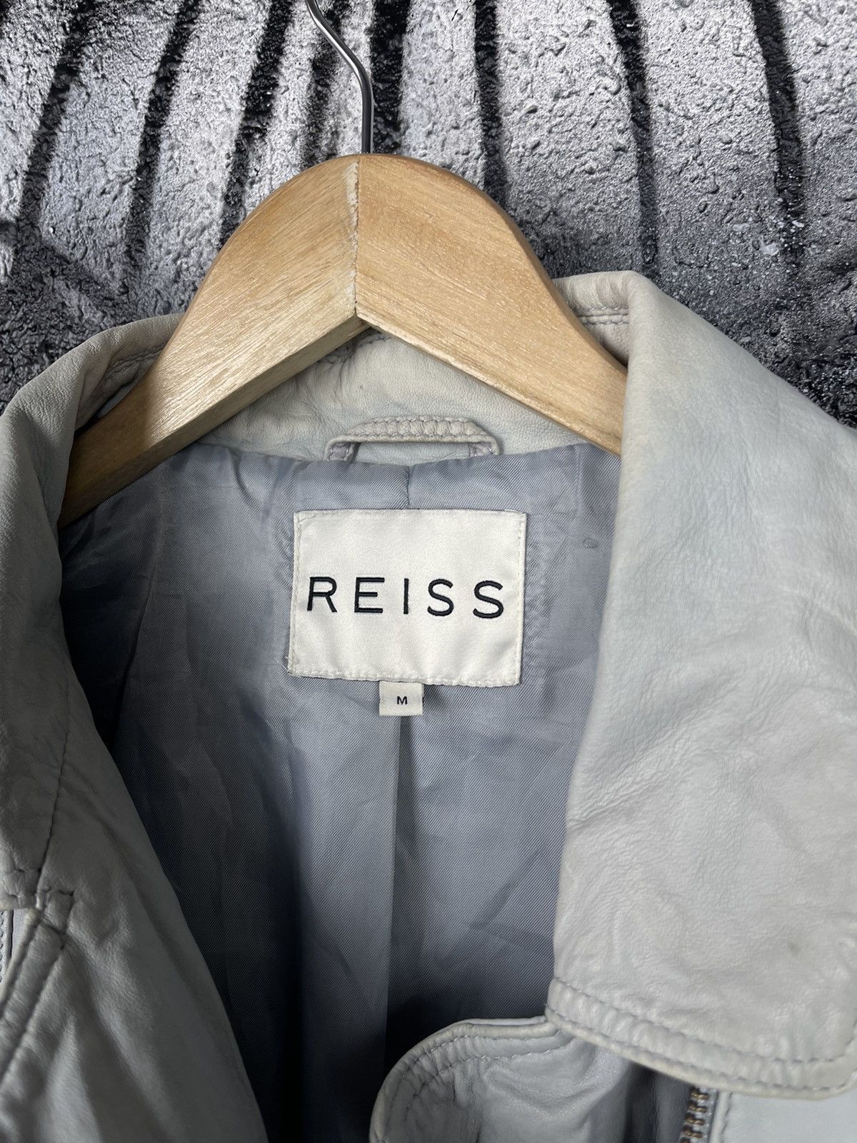 Reiss Reiss Lamb Leather Asymmetrical Jacket Women’s Size Medium Size M / US 6-8 / IT 42-44 - 6 Thumbnail