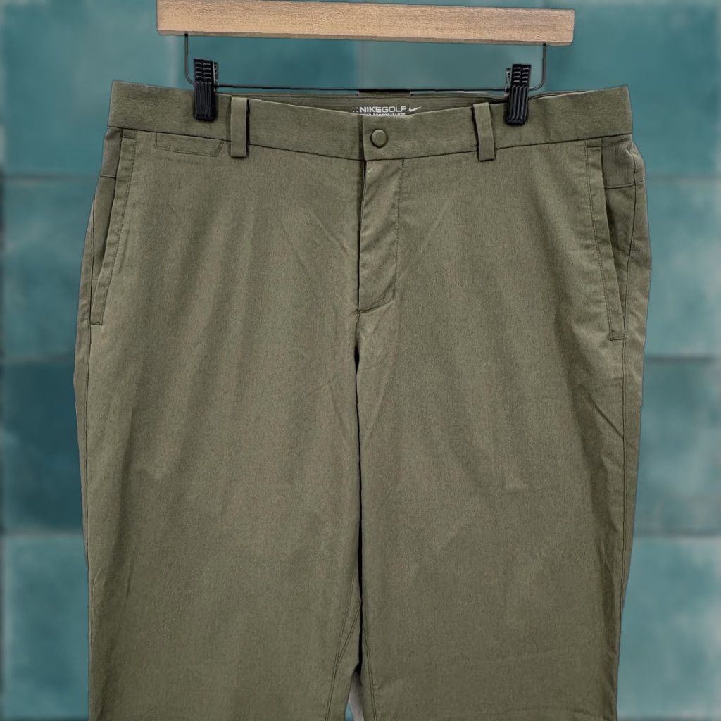 Nike Nike Golf Pants Mens 34x32 Green Tour Performance Dri-Fit Stretch Polyester Pants Size US 34 / EU 50 - 1 Thumbnail