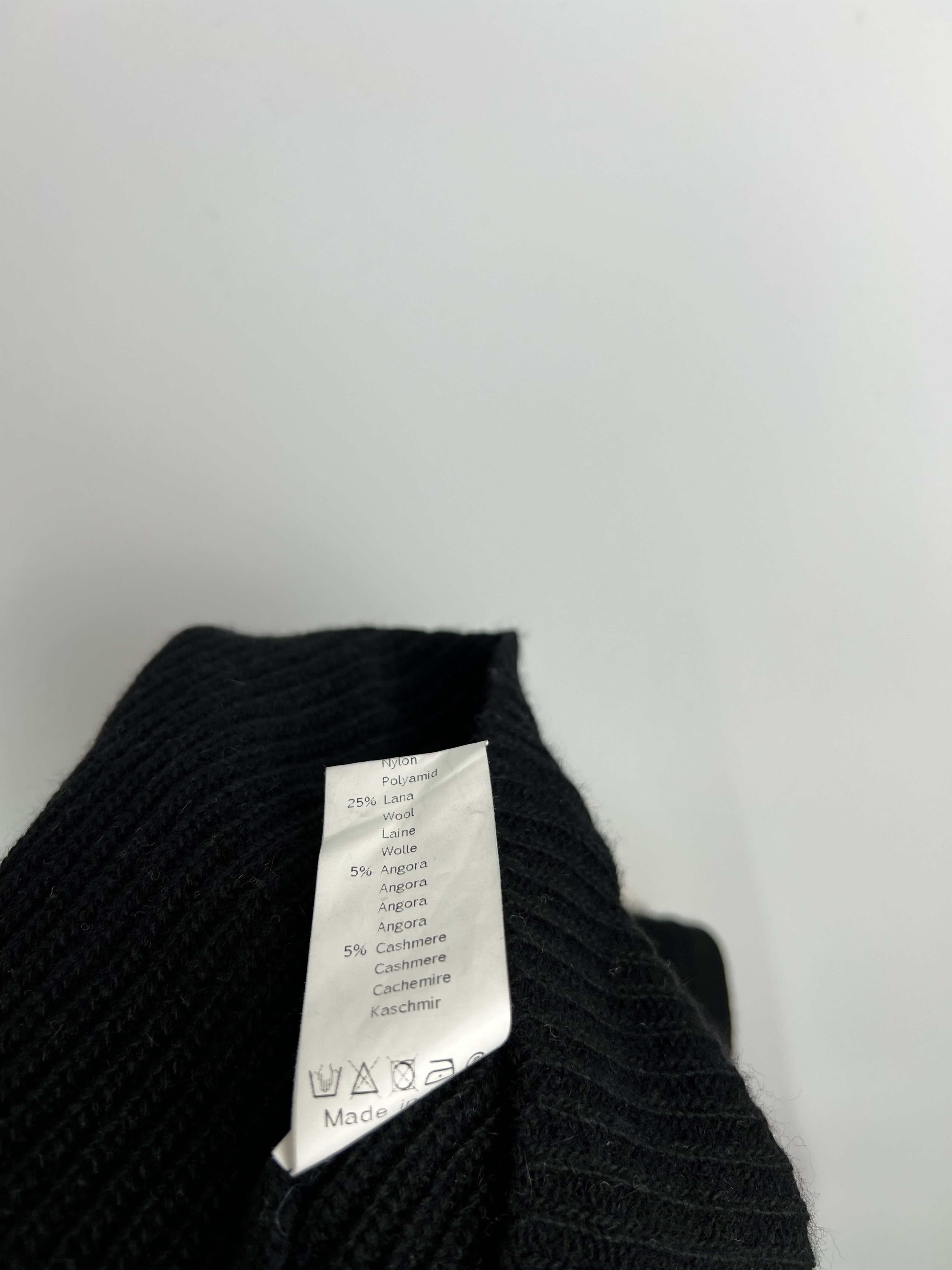Other Kaos Ribbed Turtleneck Dress Zipped Wool Angora Cashmere S/M Size S / US 4 / IT 40 - 8 Thumbnail
