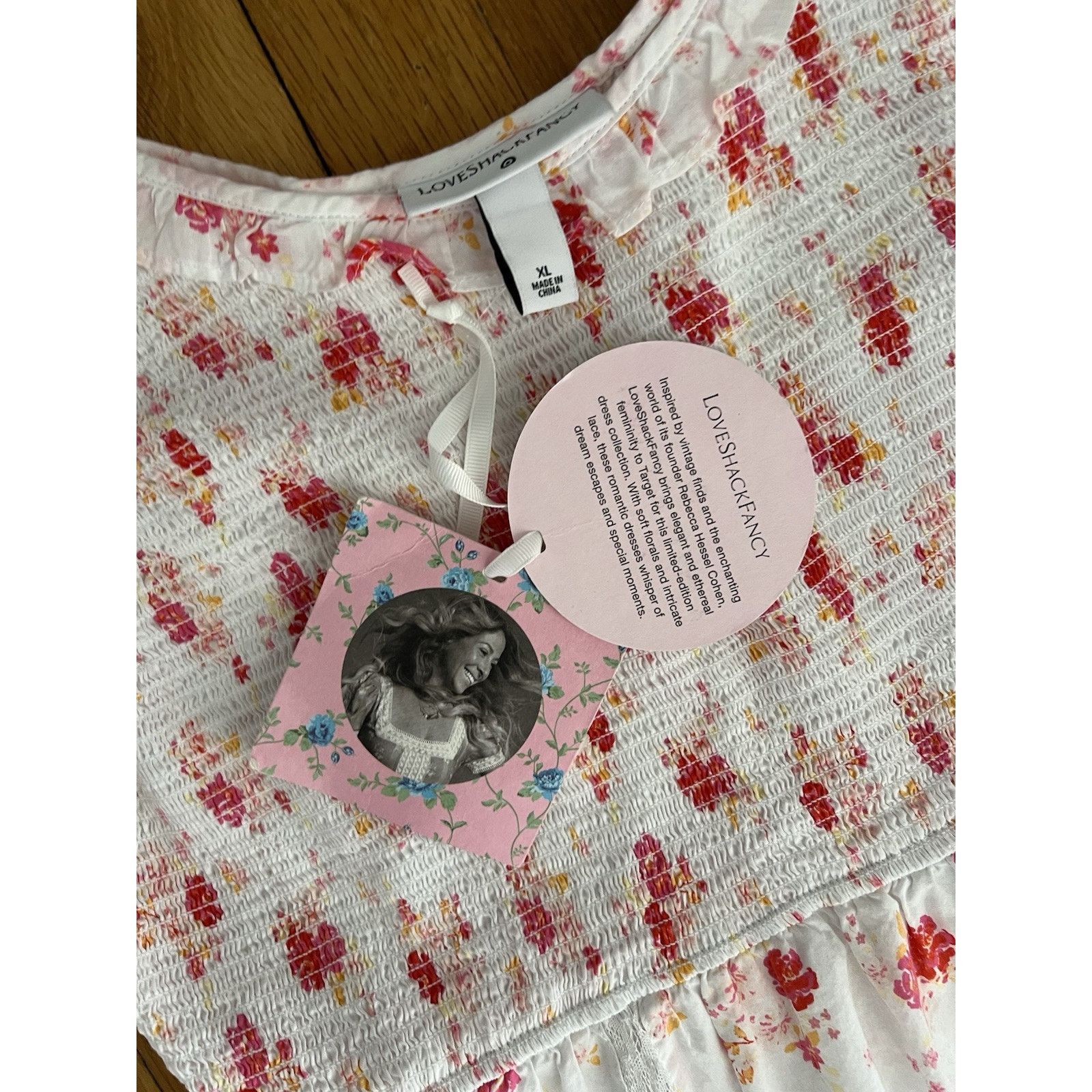 LoveShackFancy LoveShackFancy Dress Cottage Core Smock XL A000530 Size XL / US 12-14 / IT 48-50 - 7 Thumbnail