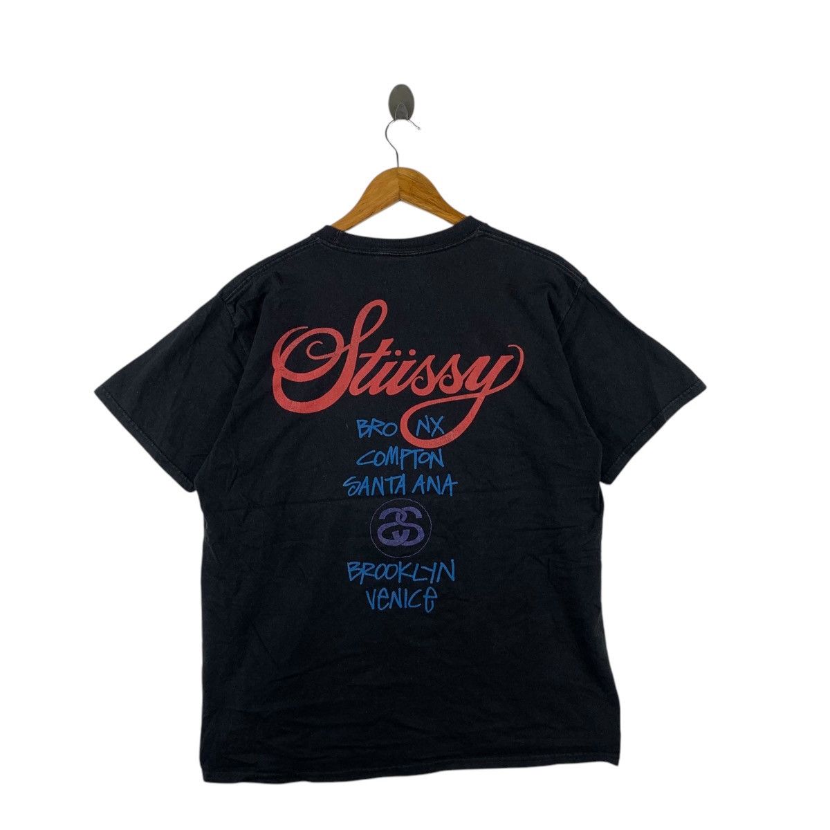 Stussy STUSSY LOCAL COLOR Collection New York Issue Tee Shirt Top Size US L / EU 52-54 / 3 - 4 Thumbnail