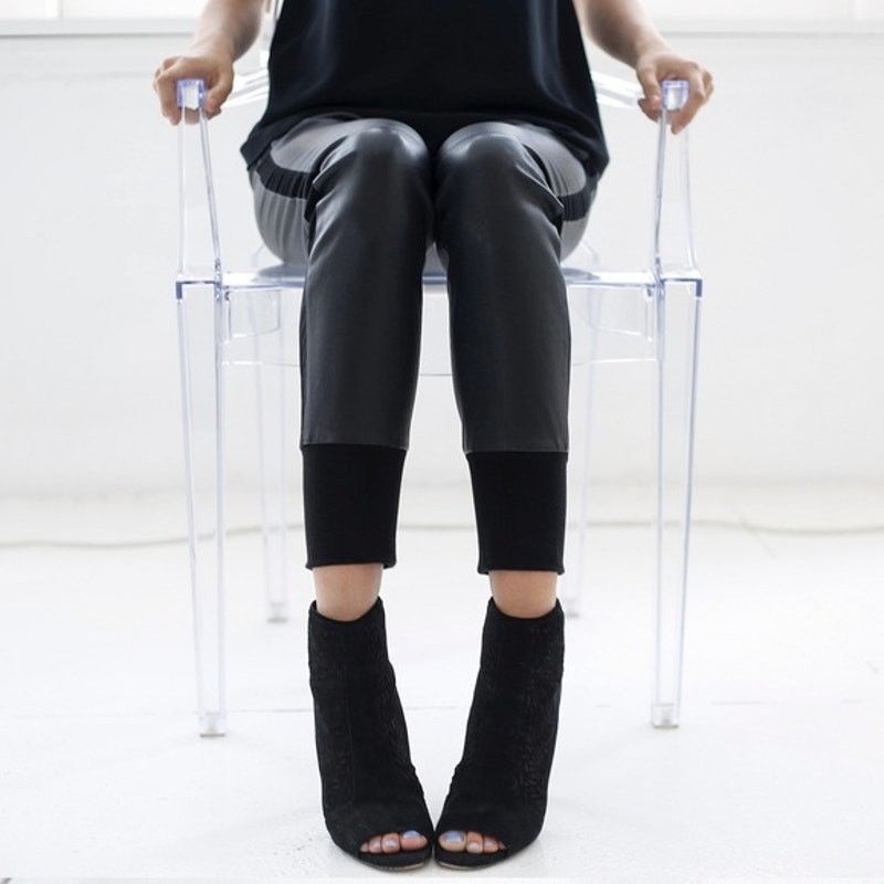 Vince Vince Black Leather Pants | Size XS Size 26" / US 2 / IT 38 - 9 Thumbnail