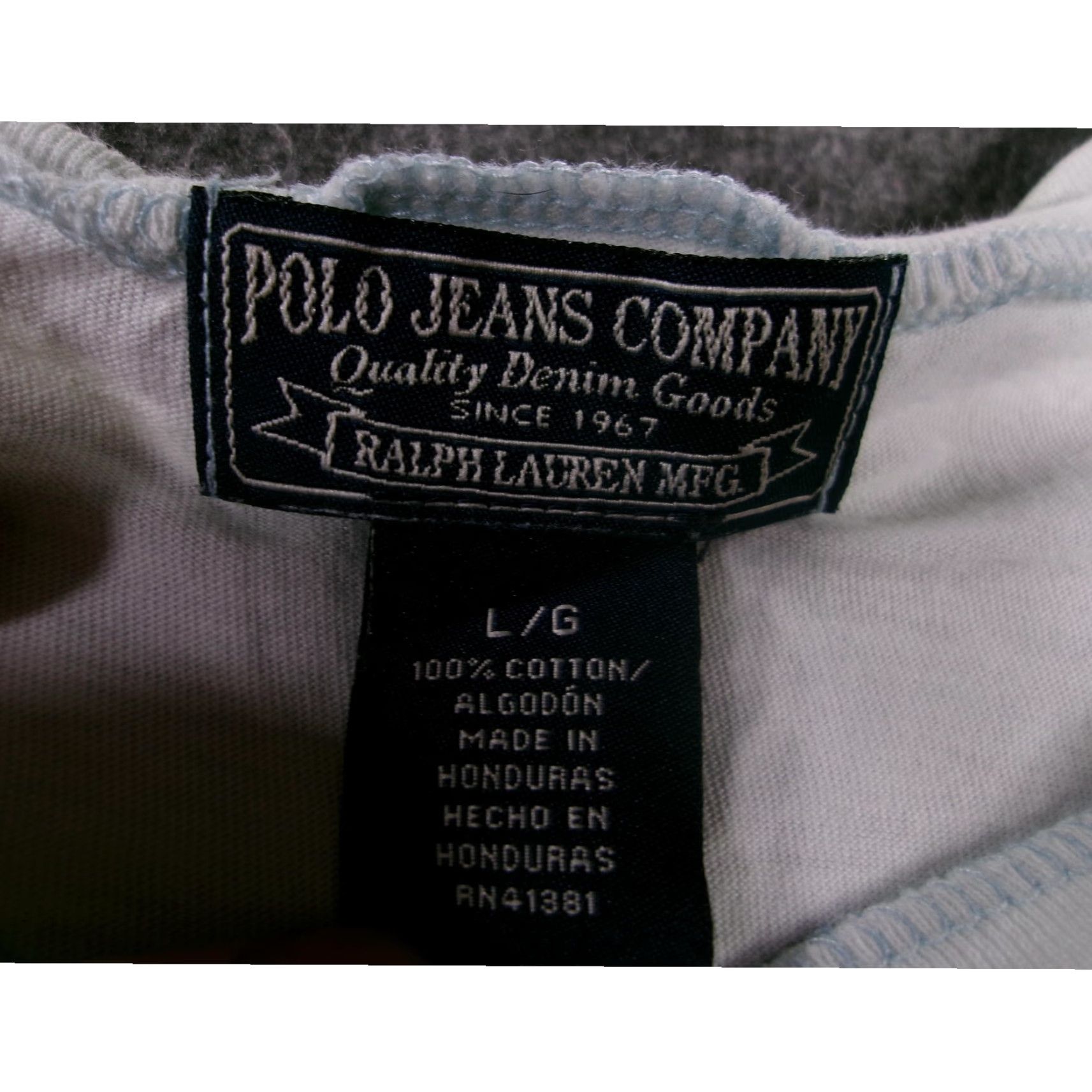 Vintage Polo Jeans Co Ralph Lauren T-Shirt Women Large White Crew Neck Graphic Crest Casual Preppy Y2K Street Size L / US 10 / IT 46 - 7 Thumbnail