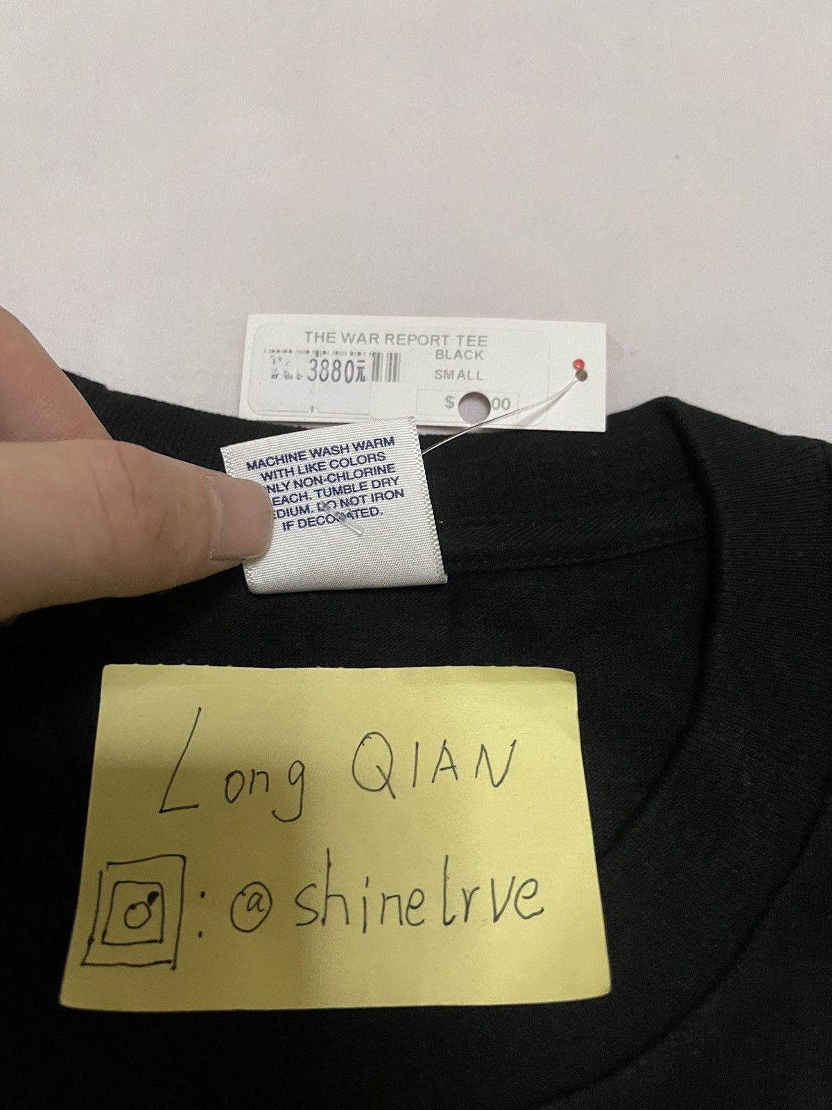 Supreme Supreme the word report cnn tee black Size US S / EU 44-46 / 1 - 3 Thumbnail