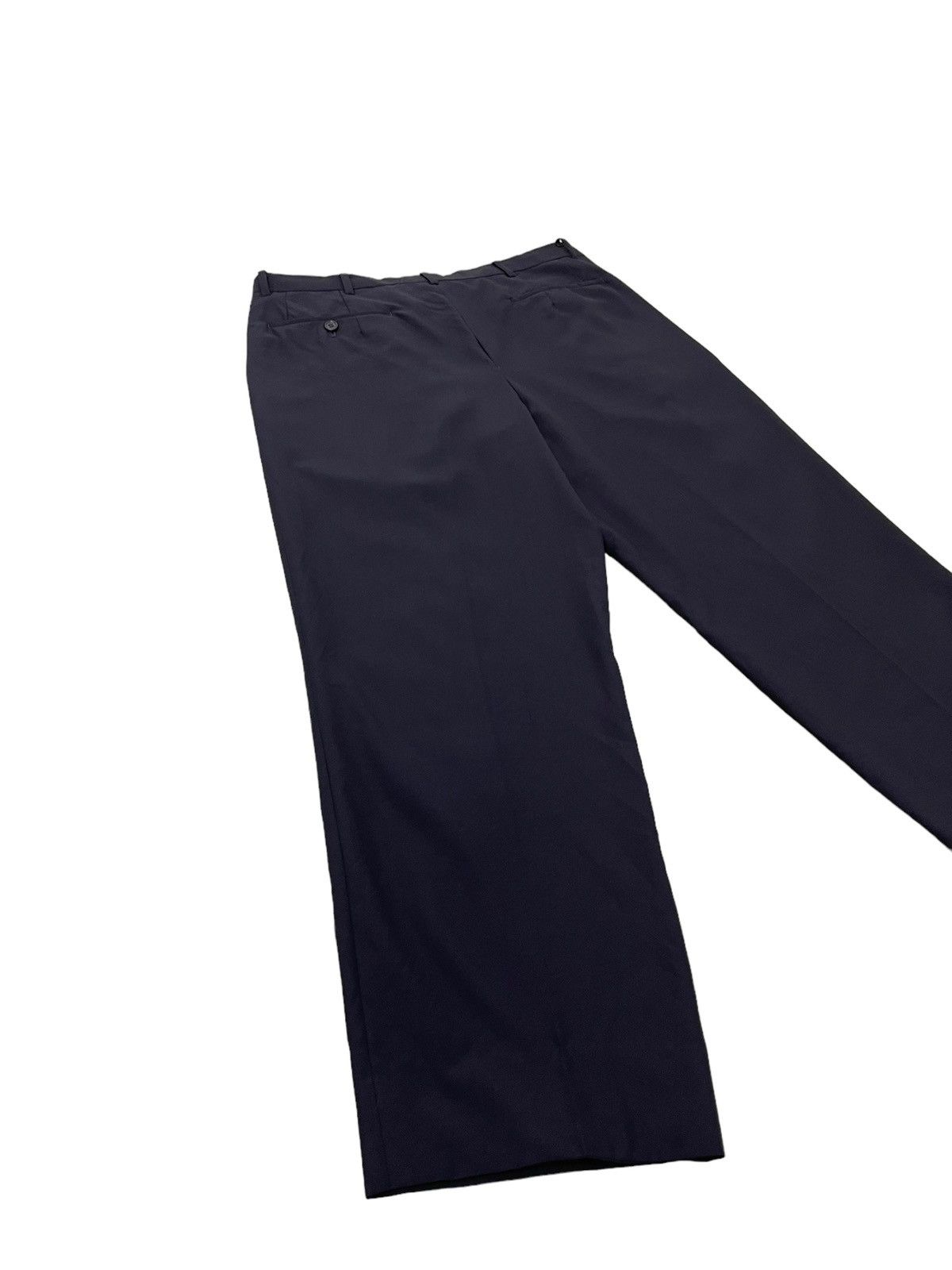 Japanese Brand Wide Baggy 90s Definity Durban Wool Trouser 7🟦2 Size US 34 / EU 50 - 11 Thumbnail