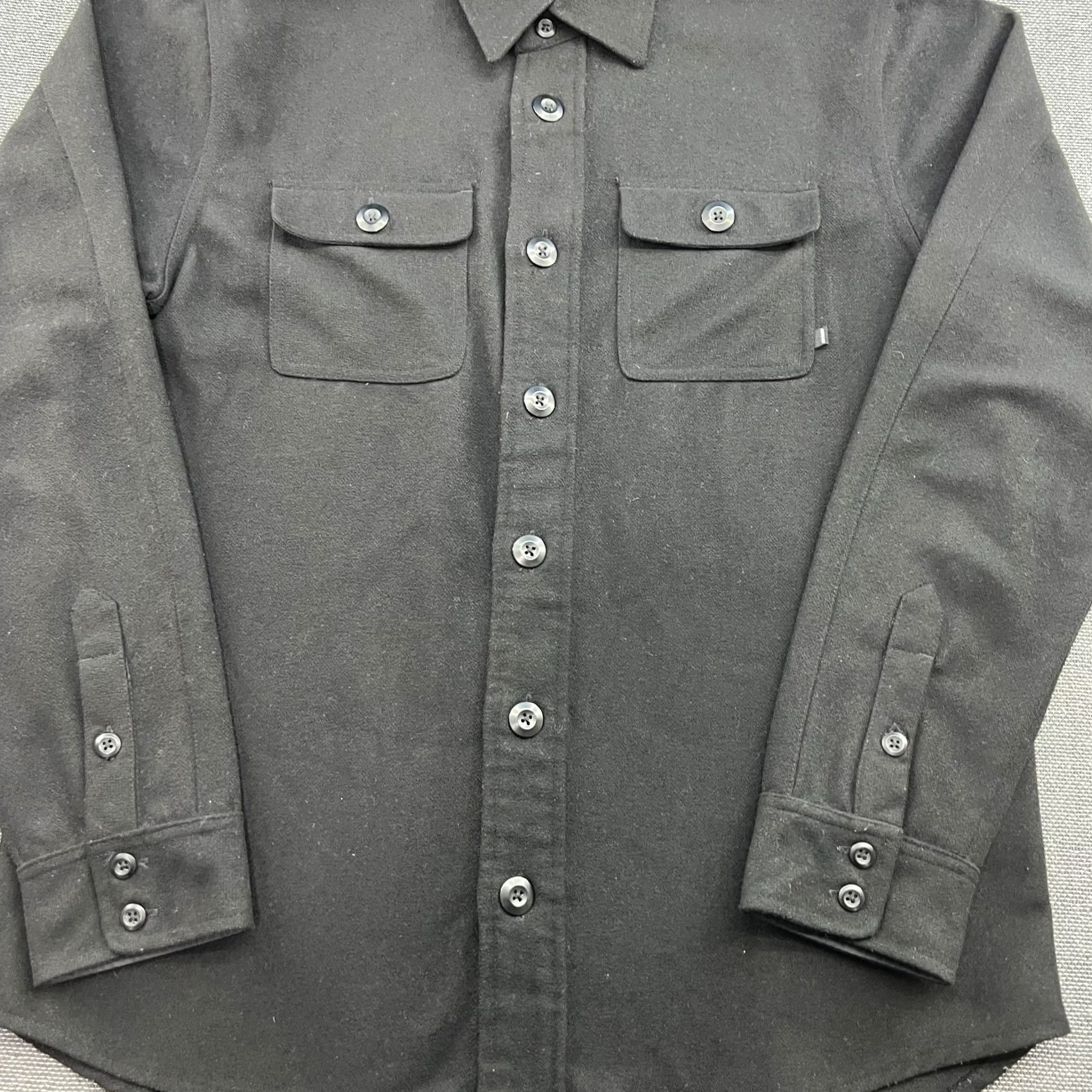 Vintage Nike SB Holgate Shirt Mens Large Black Pockets Wool Polyester Fleece Button Up Size US L / EU 52-54 / 3 - 3 Thumbnail