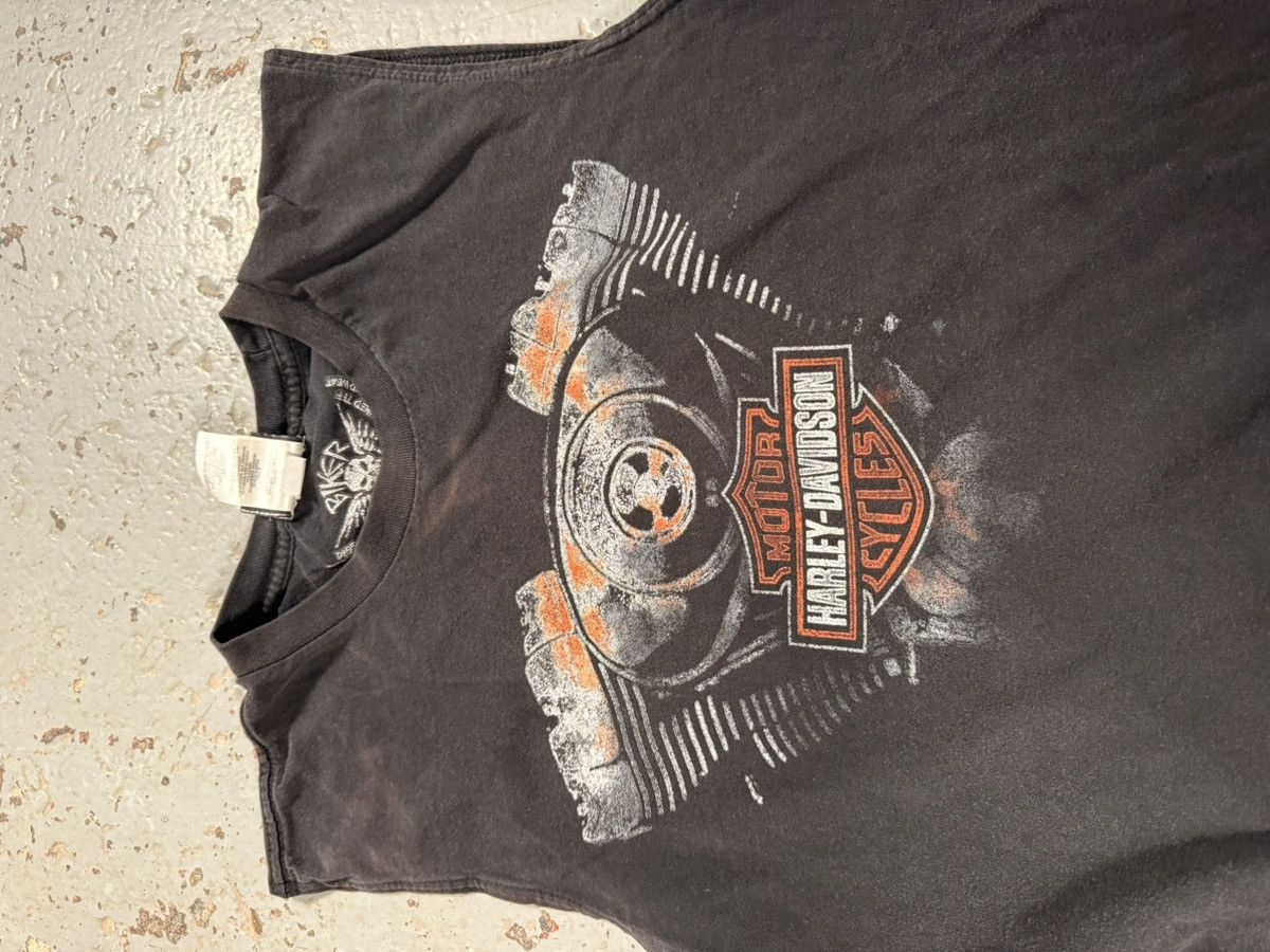 Harley Davidson Vintage Harley Davidson V8 Engine Distressed Cutoff Tanktop Size US M / EU 48-50 / 2 - 4 Thumbnail