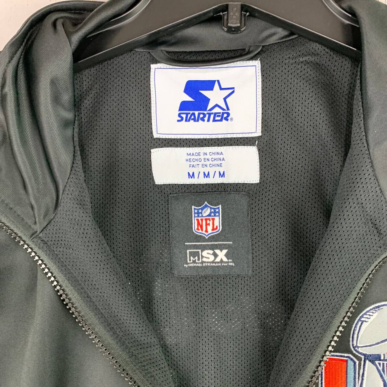Starter Superbowl 56 NFL Starter Black Full-Zip Sweatshirt New Men Size US M / EU 48-50 / 2 - 3 Thumbnail
