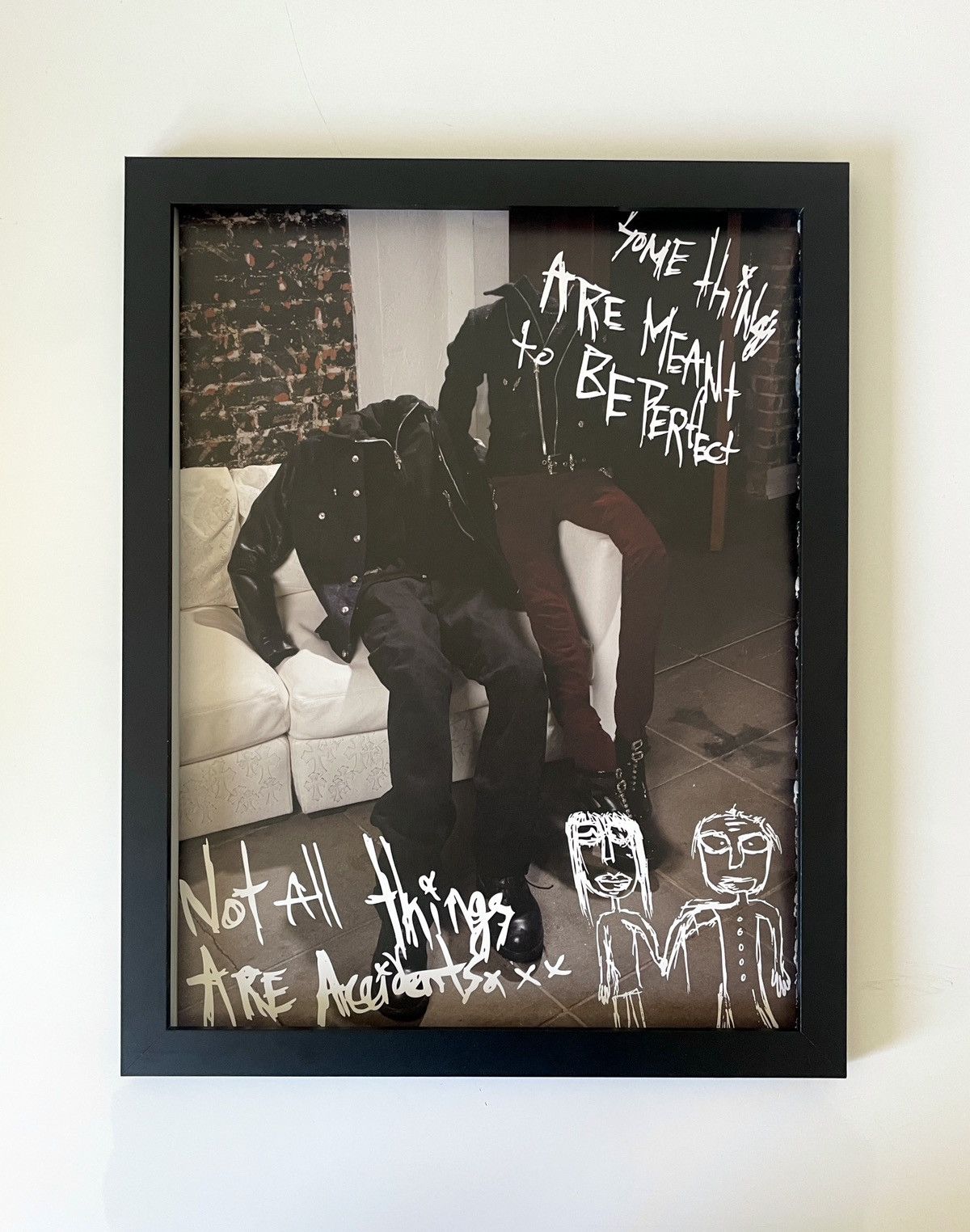 Chrome Hearts × Vintage Chrome Hearts Framed poster 9x11 Size ONE SIZE - 1 Thumbnail