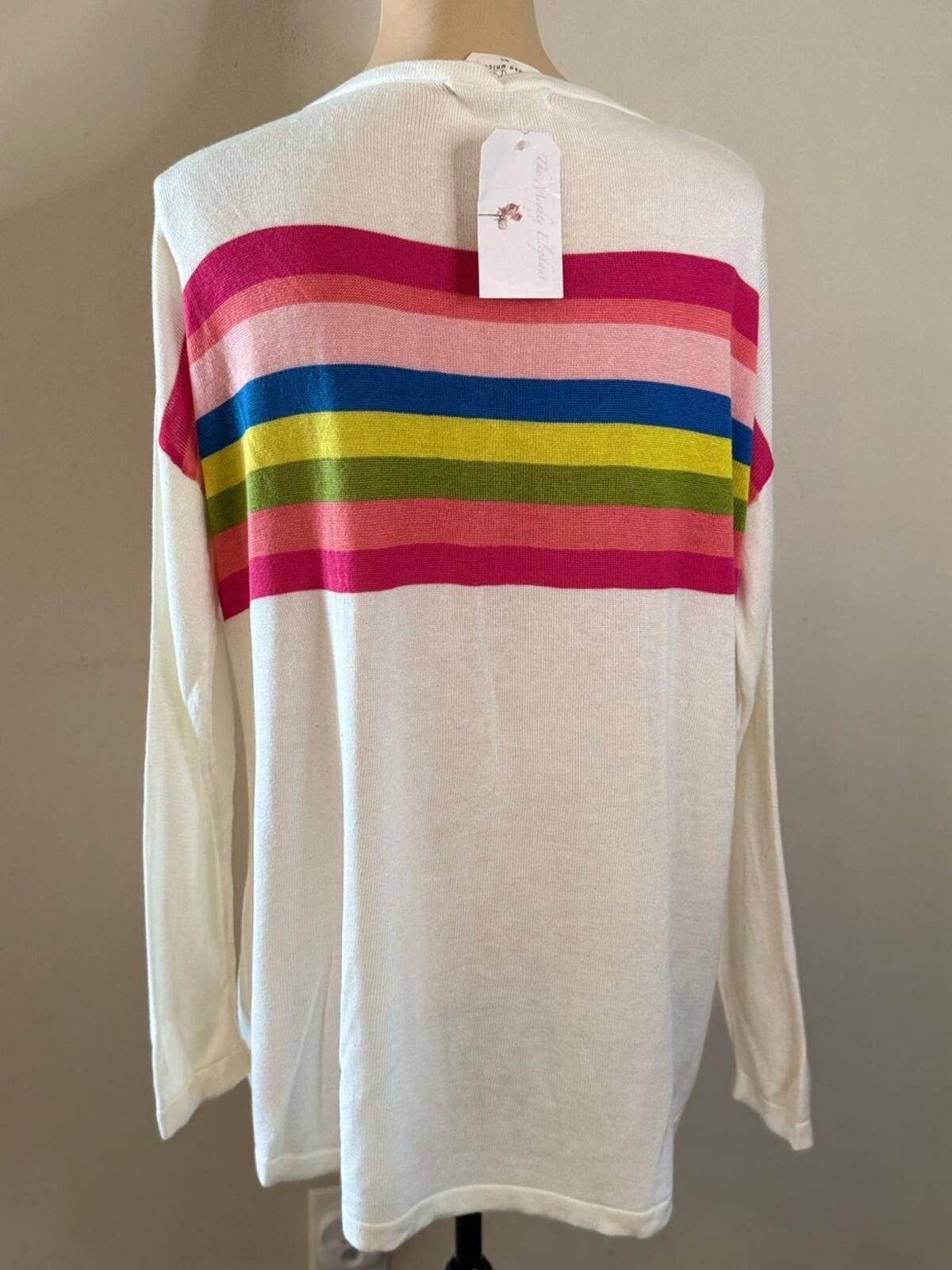 Other Hyped Unicorn retro cardigan rainbow V neck button front M/L Size M / US 6-8 / IT 42-44 - 4 Thumbnail