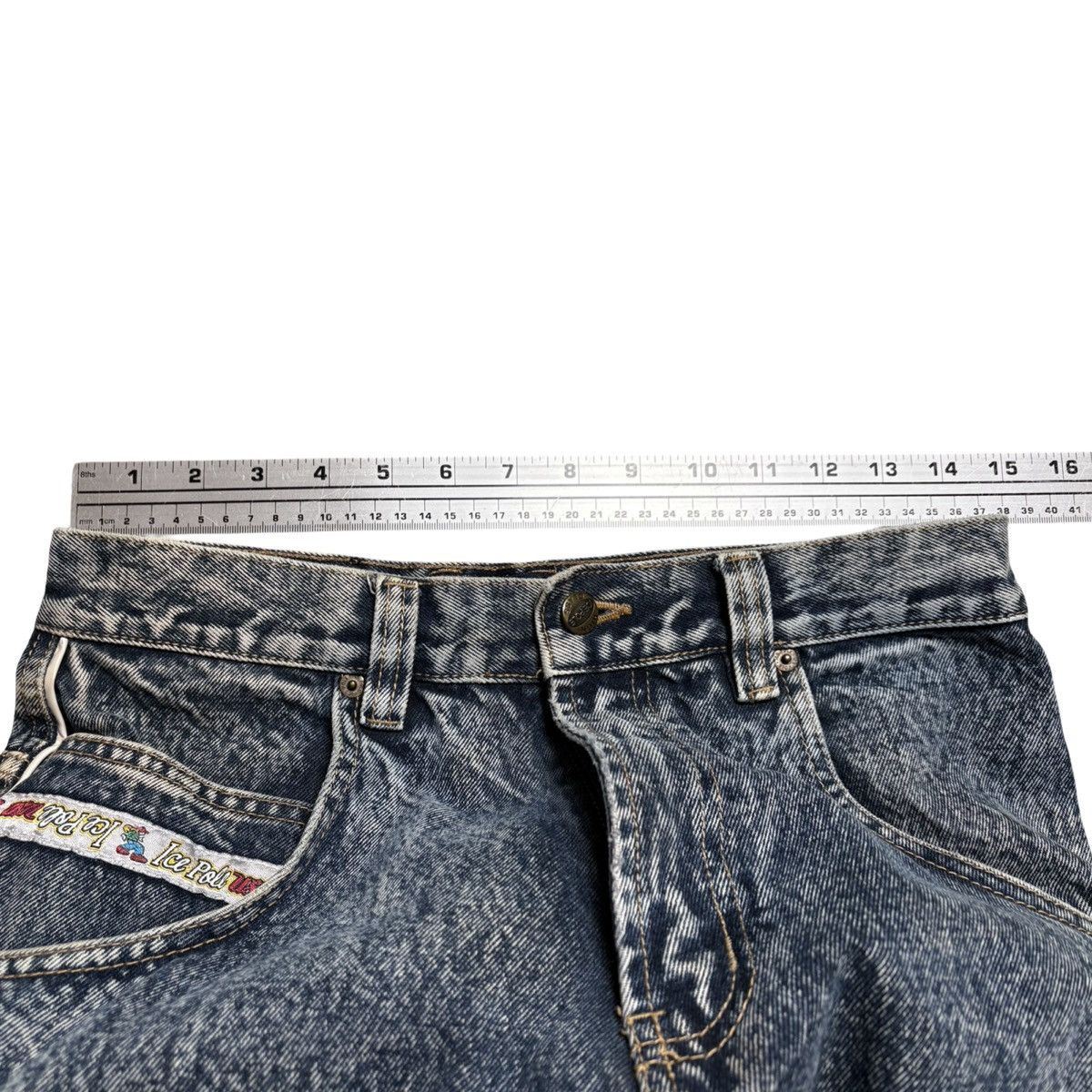 Other Vintage Ice Pole Baggy Jeans Embroidered Pants Wide-Leg Size US 32 / EU 48 - 5 Thumbnail