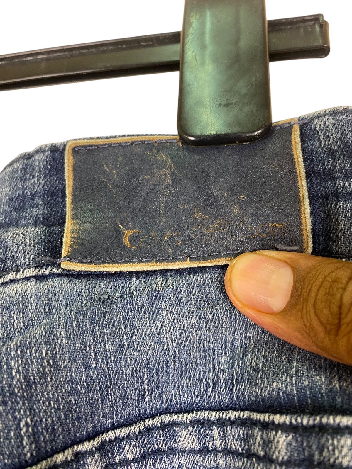 Calvin Klein Vintage Calvin Klien Distressed Jeans Size US 35 - 10 Thumbnail
