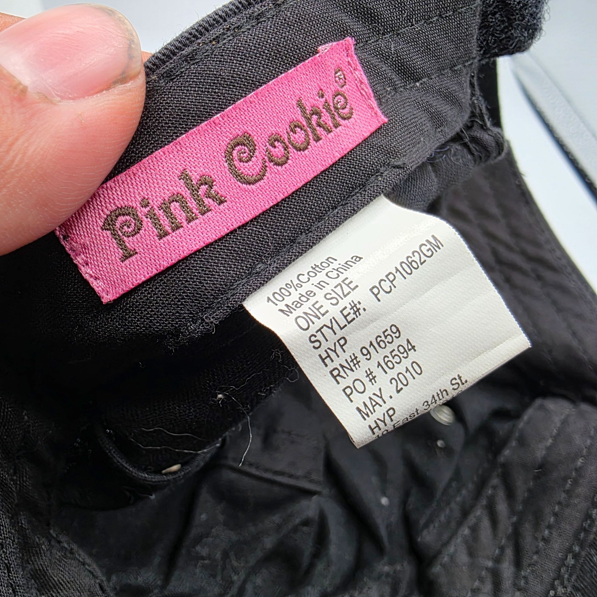 Other Pink Cookie Womens Black Pink Hat Cap Casual Outdoors Lightw Size ONE SIZE - 6 Thumbnail