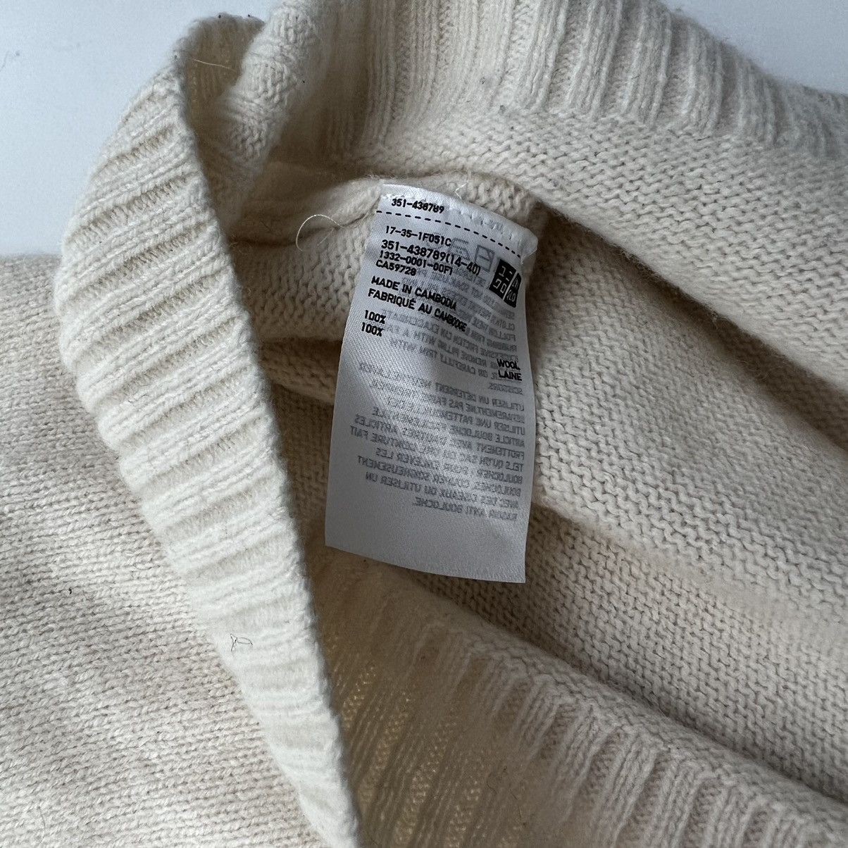 Japanese Brand × Uniqlo Wool Uniqlo Sweater Size US L / EU 52-54 / 3 - 4 Thumbnail