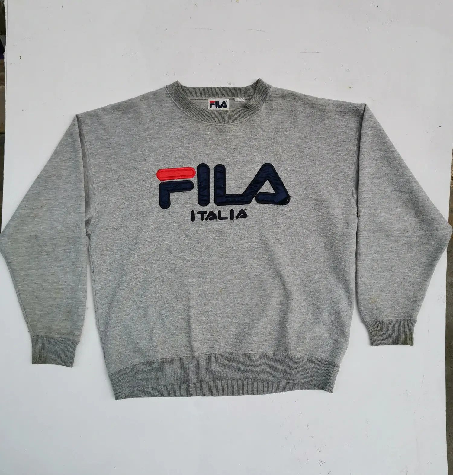 Fila Fila Italia Embroidered Big Logo Sweatshirt Size US L / EU 52-54 / 3 - 1 Thumbnail