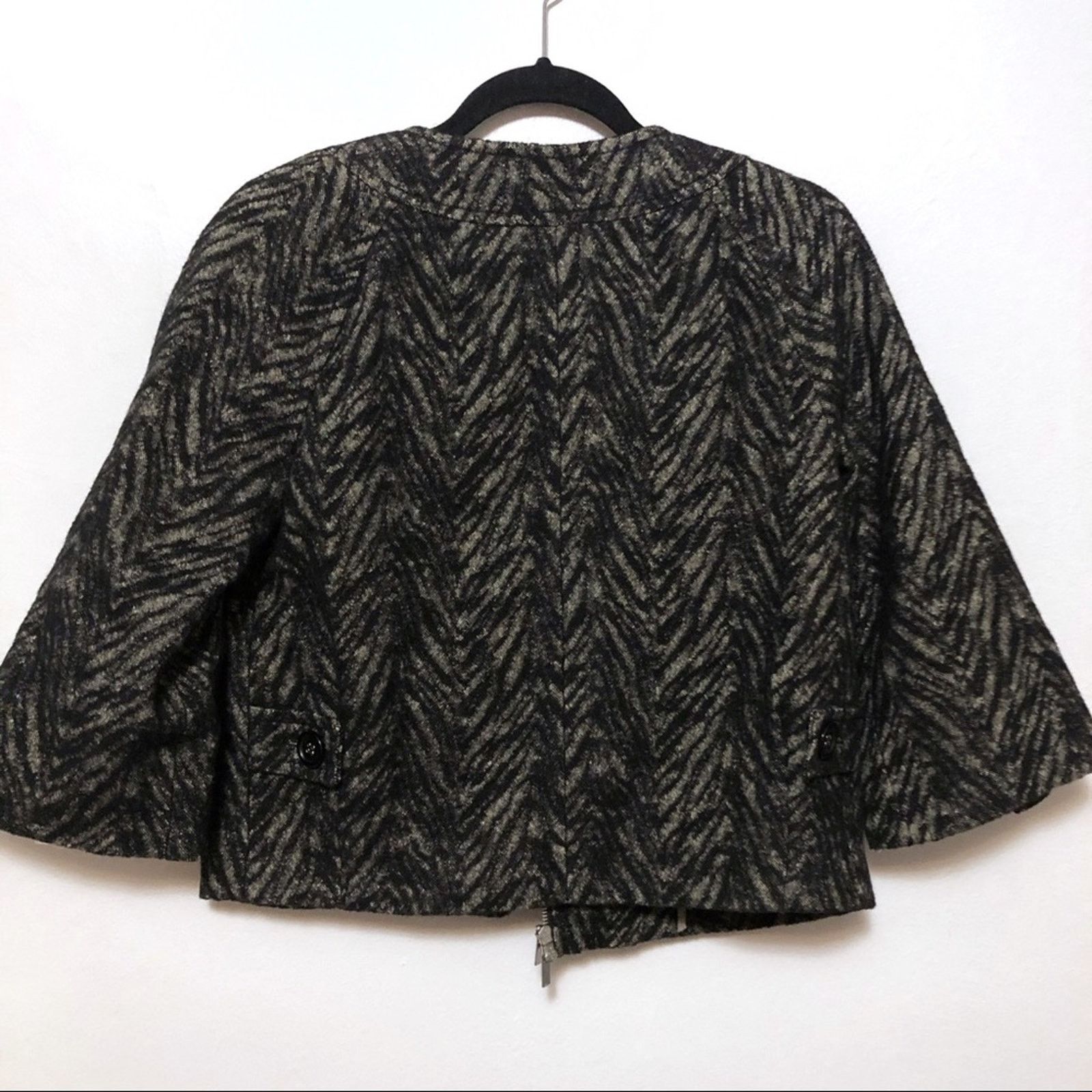 Bcbgmaxazria NWT BCBGMaxazaria trapeze jacket Tara wool xxs Size XXS / US 00 / IT 34 - 3 Thumbnail