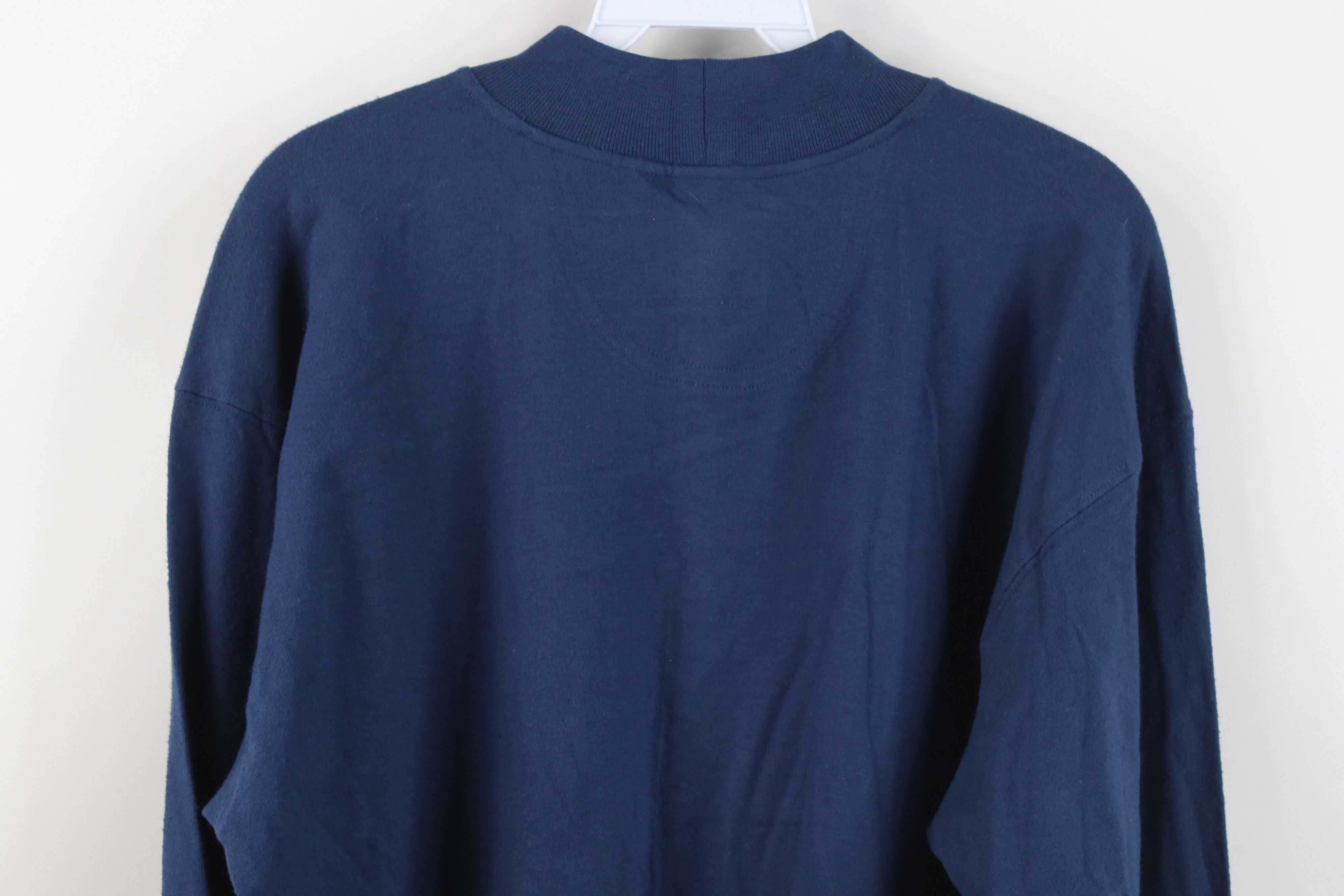 Starter Vintage 90s Starter University Mock Neck Long Sleeve T-Shirt Size US M / EU 48-50 / 2 - 14 Thumbnail