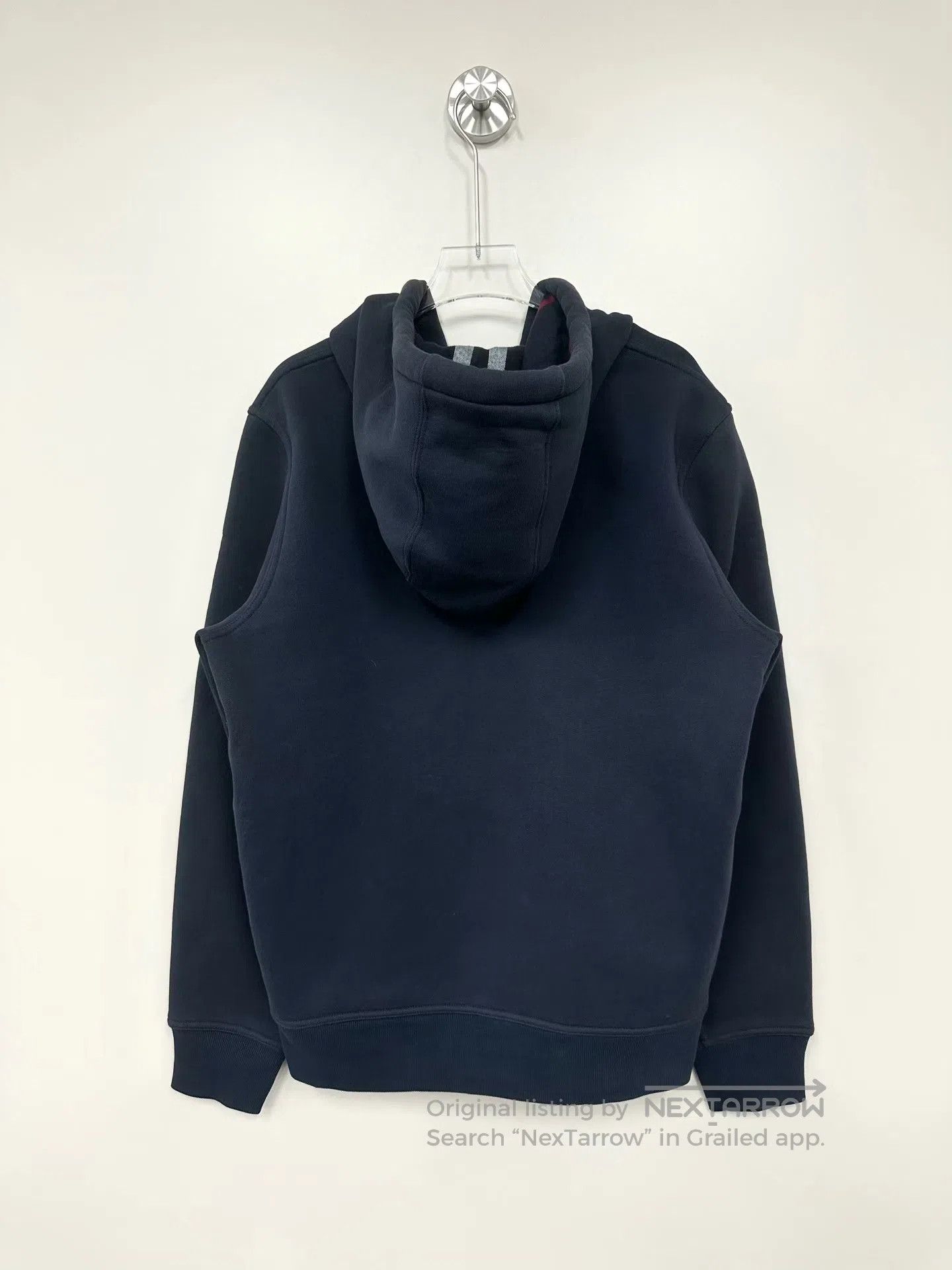 Burberry Burberry Navy Blue Embroidered War Horse Logo Zipper Hoode Size S / US 4 / IT 40 - 2 Thumbnail