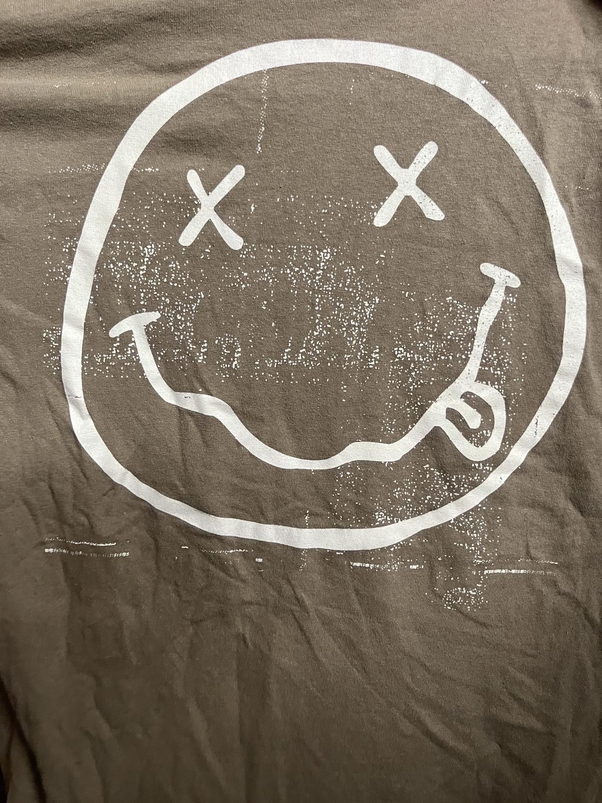 Designer Nirvana Sand Smiley T-shirt - 2 Sided Nirvana Shirt - Medium Size US M / EU 48-50 / 2 - 5 Thumbnail