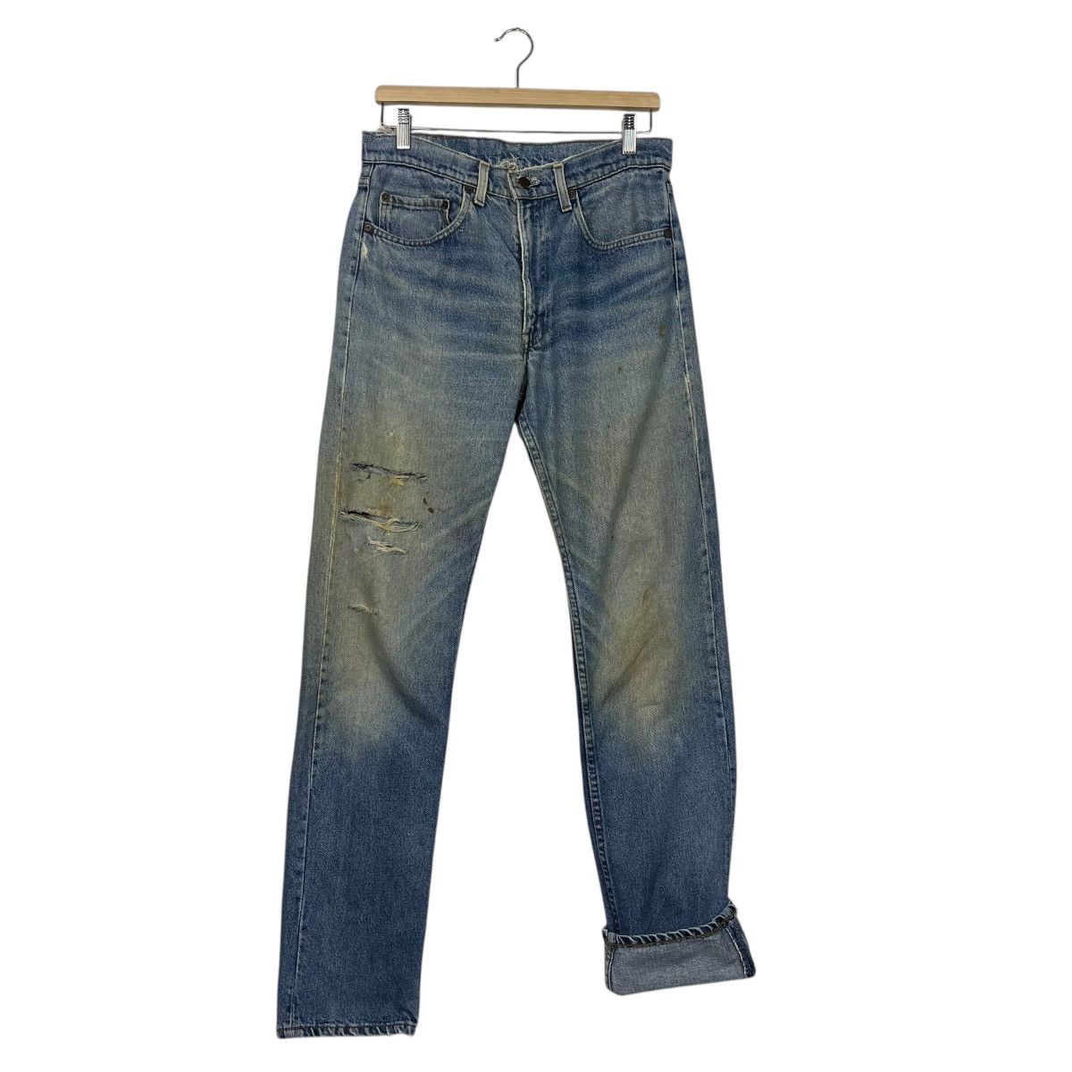 Levi's Vintage 90s Levis Distressed Denim Jeans Size US 30 / EU 46 - 11 Thumbnail