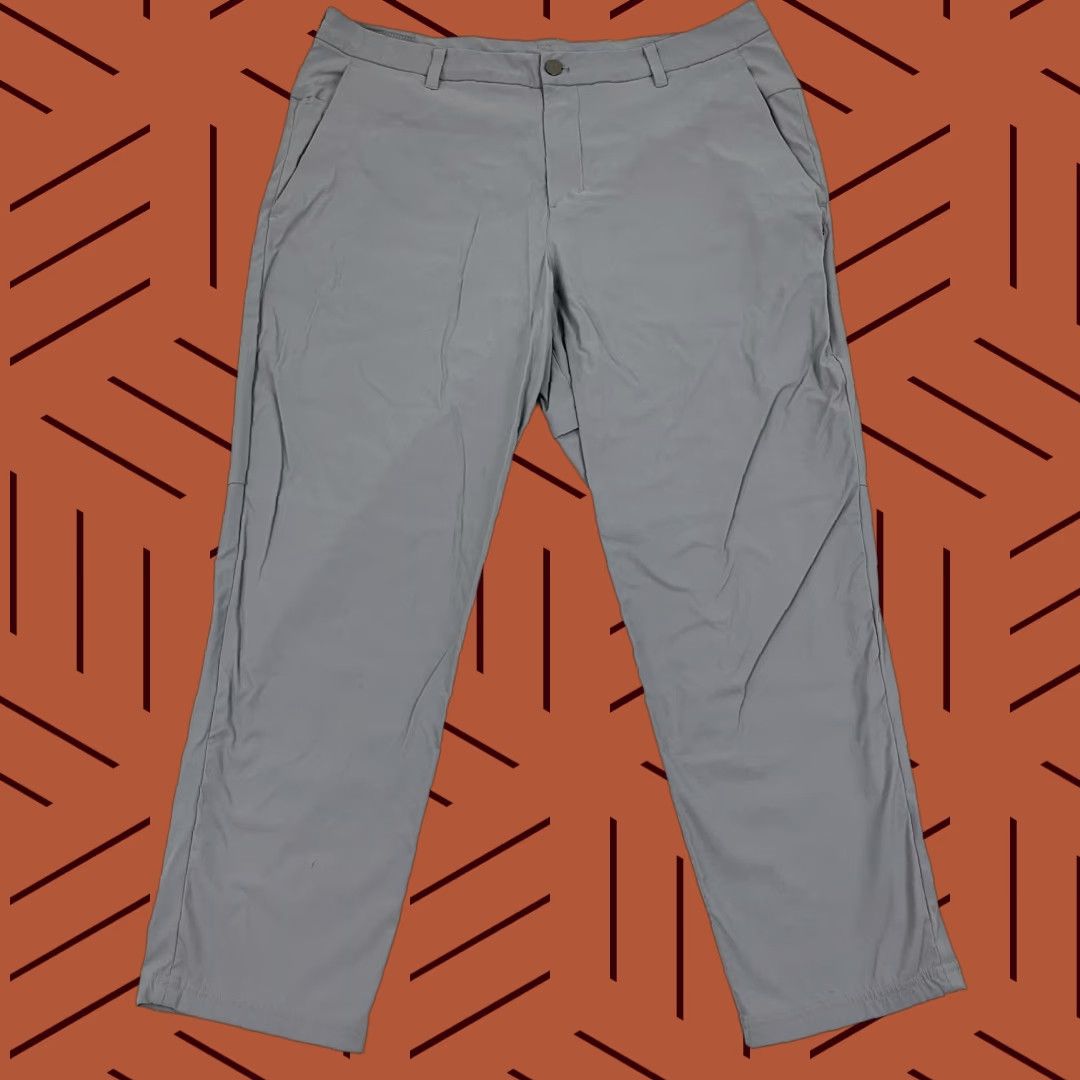 Lululemon Lululemon Commission Pants Mens 38 x 28 Gray 5-Pocket Chino Business Travel Office Golf Casual Classic Slim Tapered Front Flat 5-Pocket Size US 38 / EU 54 - 1 Thumbnail