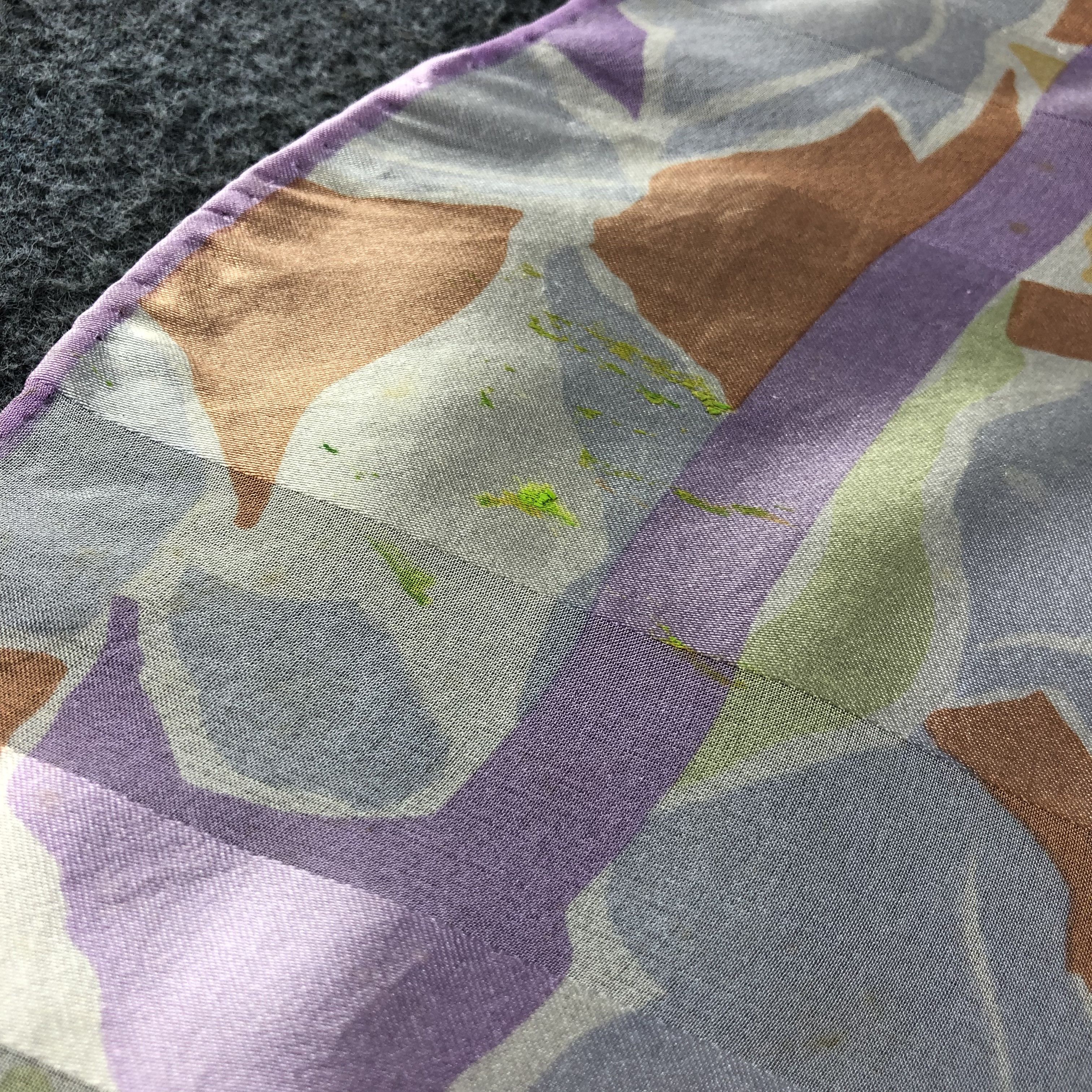 Pierre Balmain Vintage Pierre Balmain Floral Silk Scarf M495 Size ONE SIZE - 17 Thumbnail