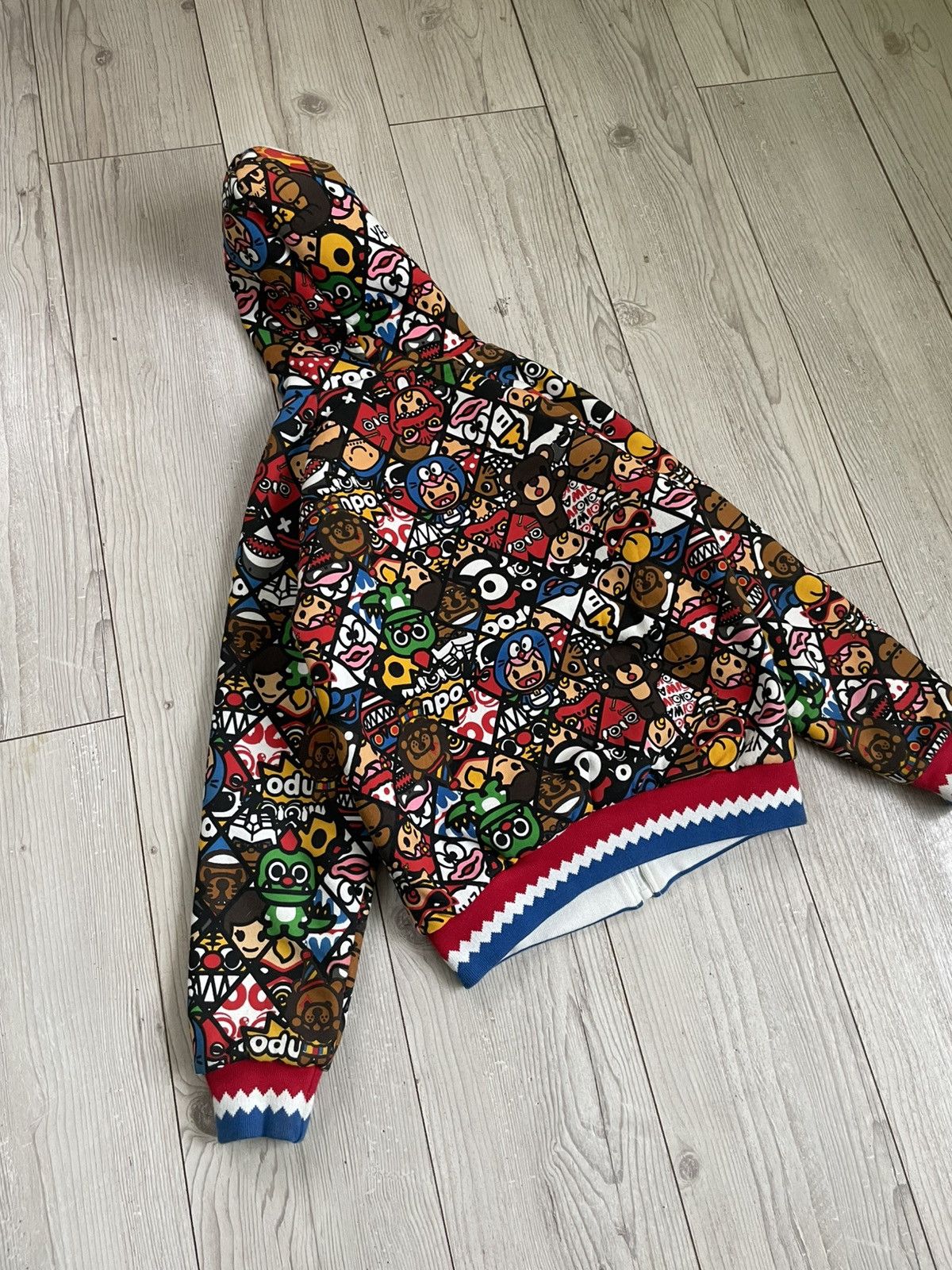 Japanese Brand × Vintage Y2K Hoodie Full Zip Bape Baby Milo Style Size US S / EU 44-46 / 1 - 10 Thumbnail