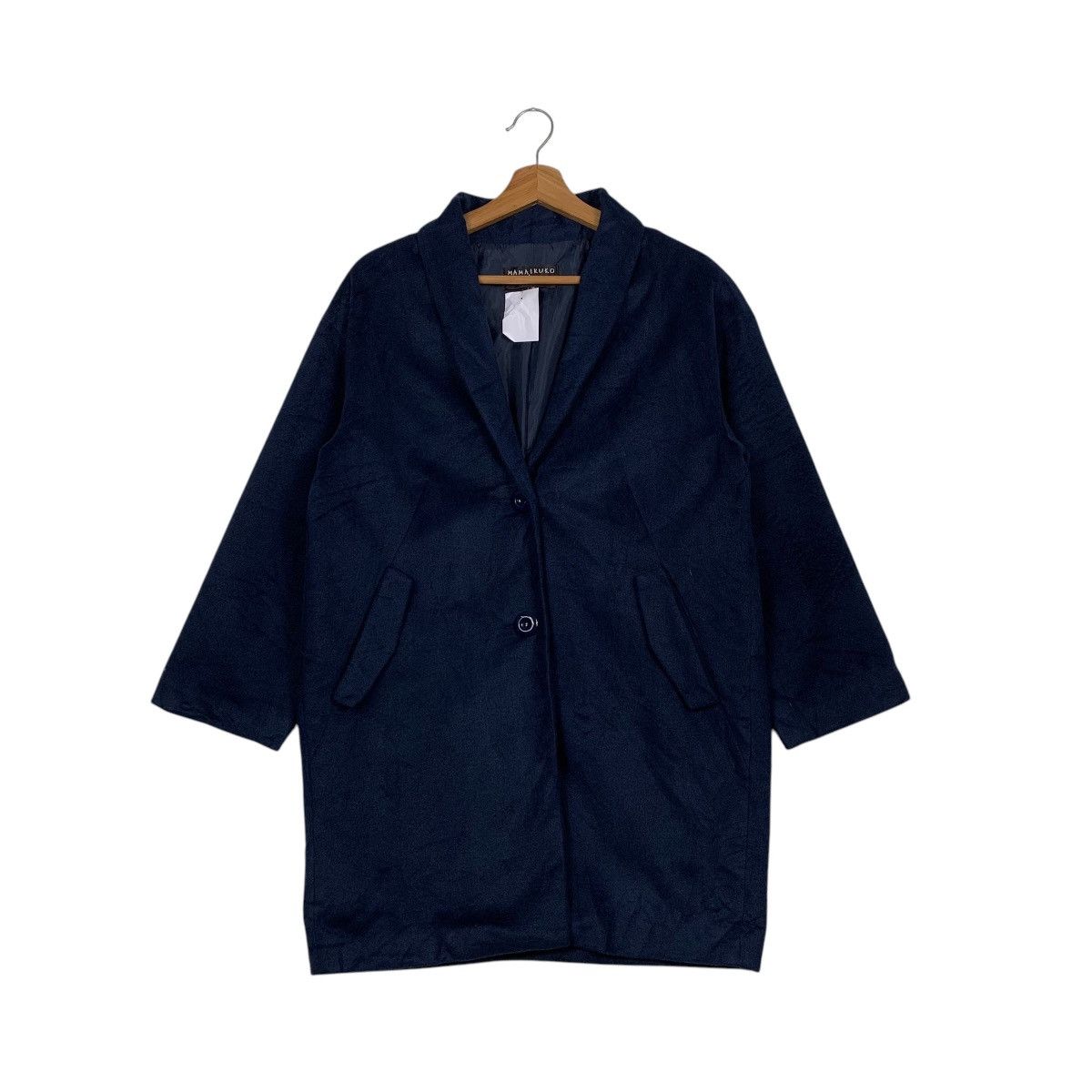 Japanese Brand Mamaikuko De Paris Overcoat Size XS / US 0-2 / IT 36-38 - 1 Thumbnail