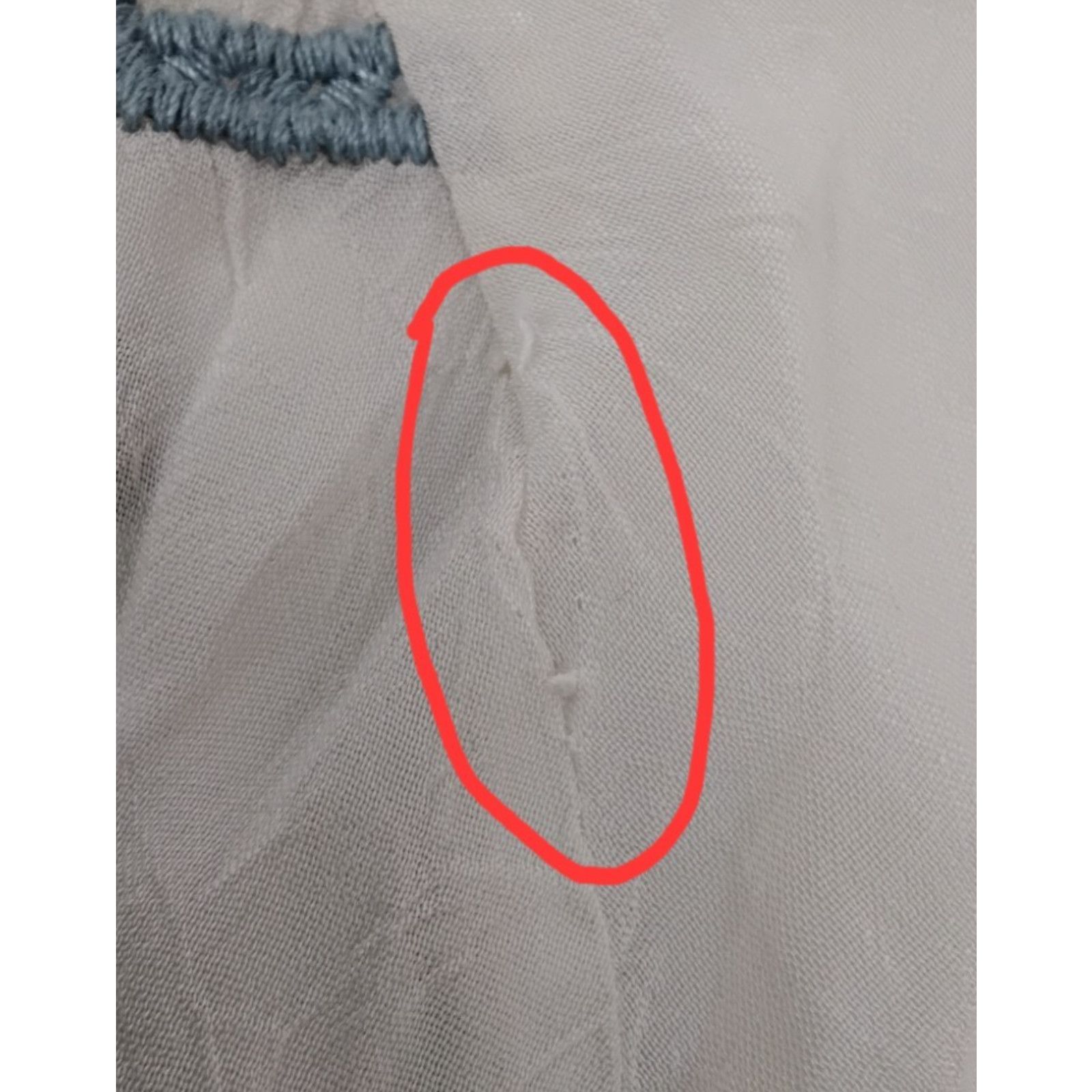 Johnny Was Johnny Was Blouse Women's Small White/Blue Embroidered Size S / US 4 / IT 40 - 8 Thumbnail