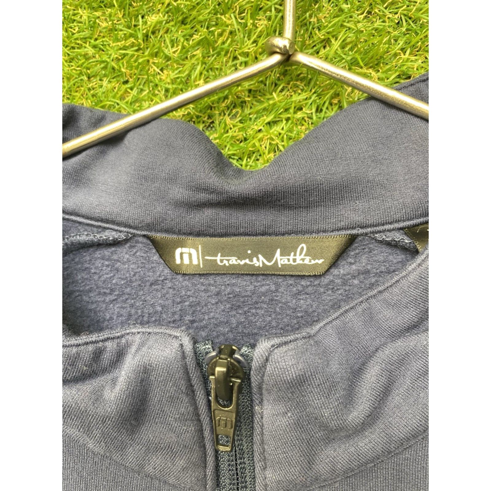 TravisMathew Travis Mathew Men's XL 1/4 Zip Pullover Fleece Sweatshirt Blue Casual Golf Size US XL / EU 56 / 4 - 4 Thumbnail