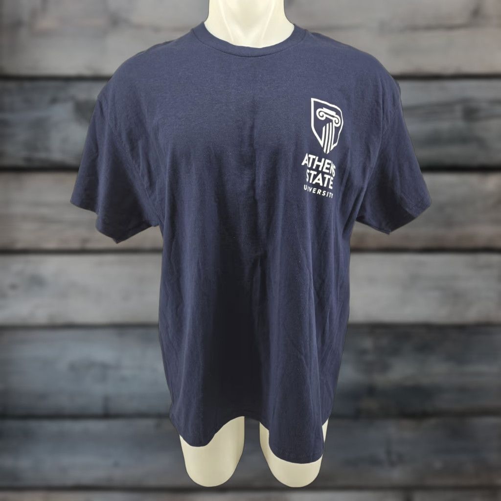 Gildan VINTAGE University Shirt Mens XL Blue University of Athens Alabama T Shirt Men’s XL Blue Size US XL / EU 56 / 4 - 1 Thumbnail