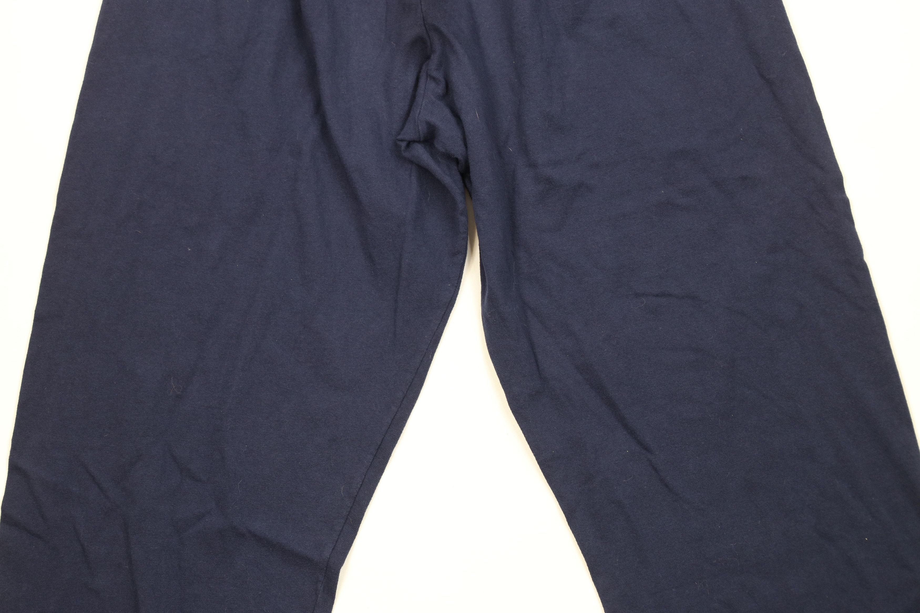Russell Athletic Vintage 90s Y2K Russell Athletic Wide Leg Pants Blue Cotton Size US 36 / EU 52 - 11 Thumbnail