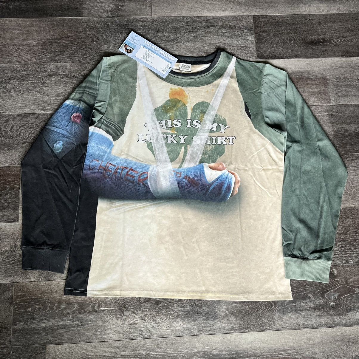 Other New Rotborough The Lucky Shirt Trompe L’oeil Longsleeve Tee Size US XL / EU 56 / 4 - 1 Thumbnail